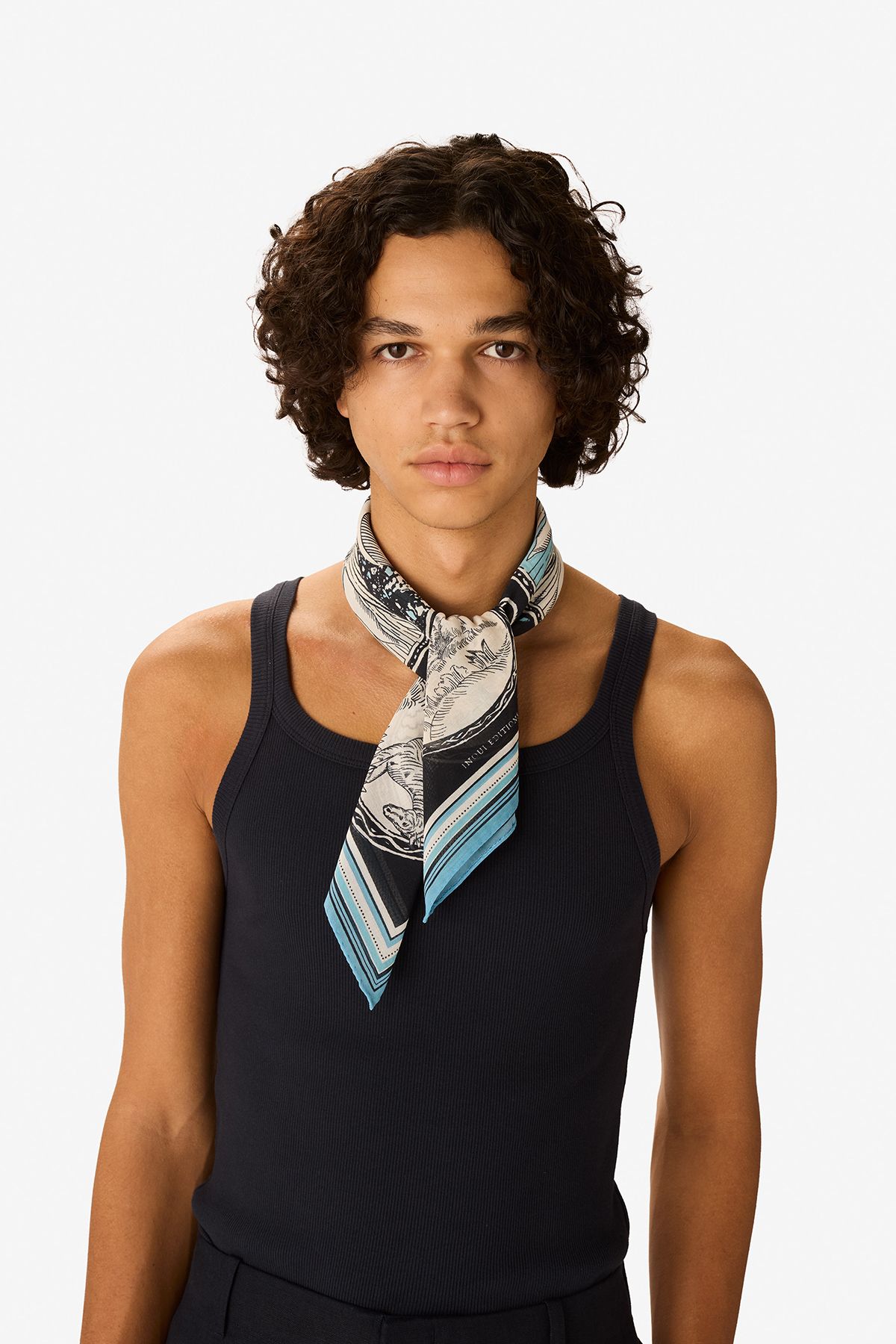 Square 70 Cotton - Chance Inoui - Navy