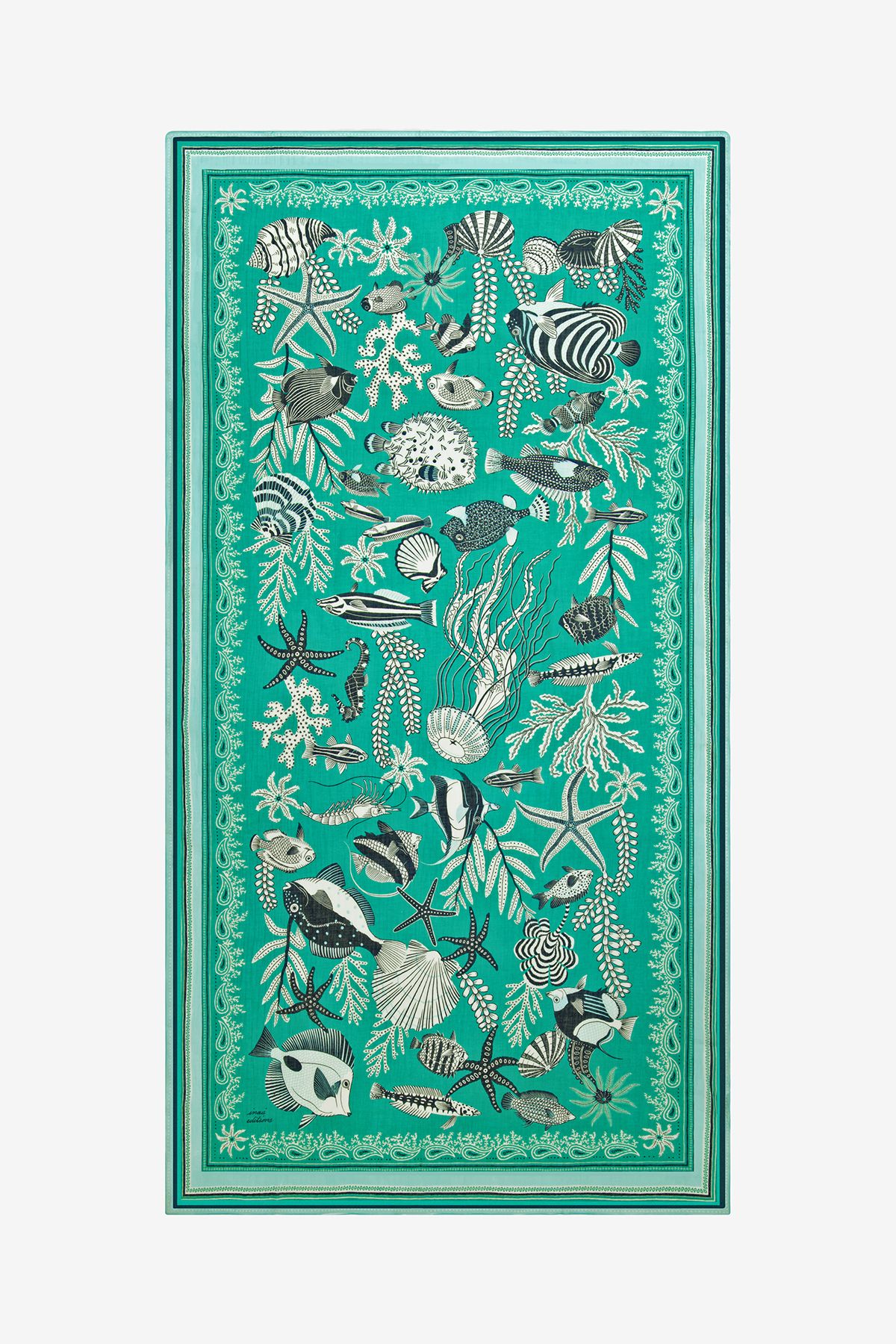 Scarf 100 - Neptune - Turquoise