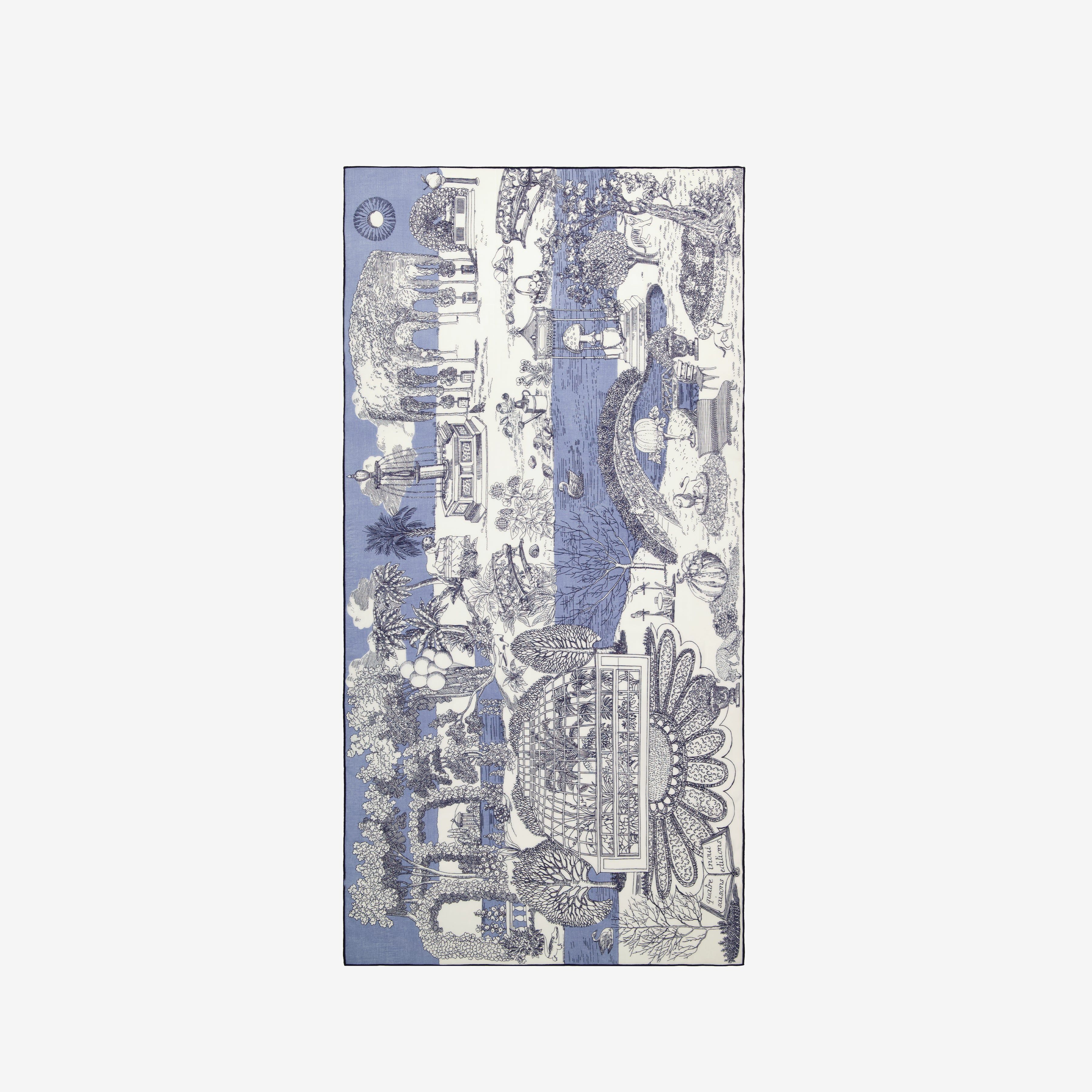 Scarf 100 - Quatre Saisons - Blue