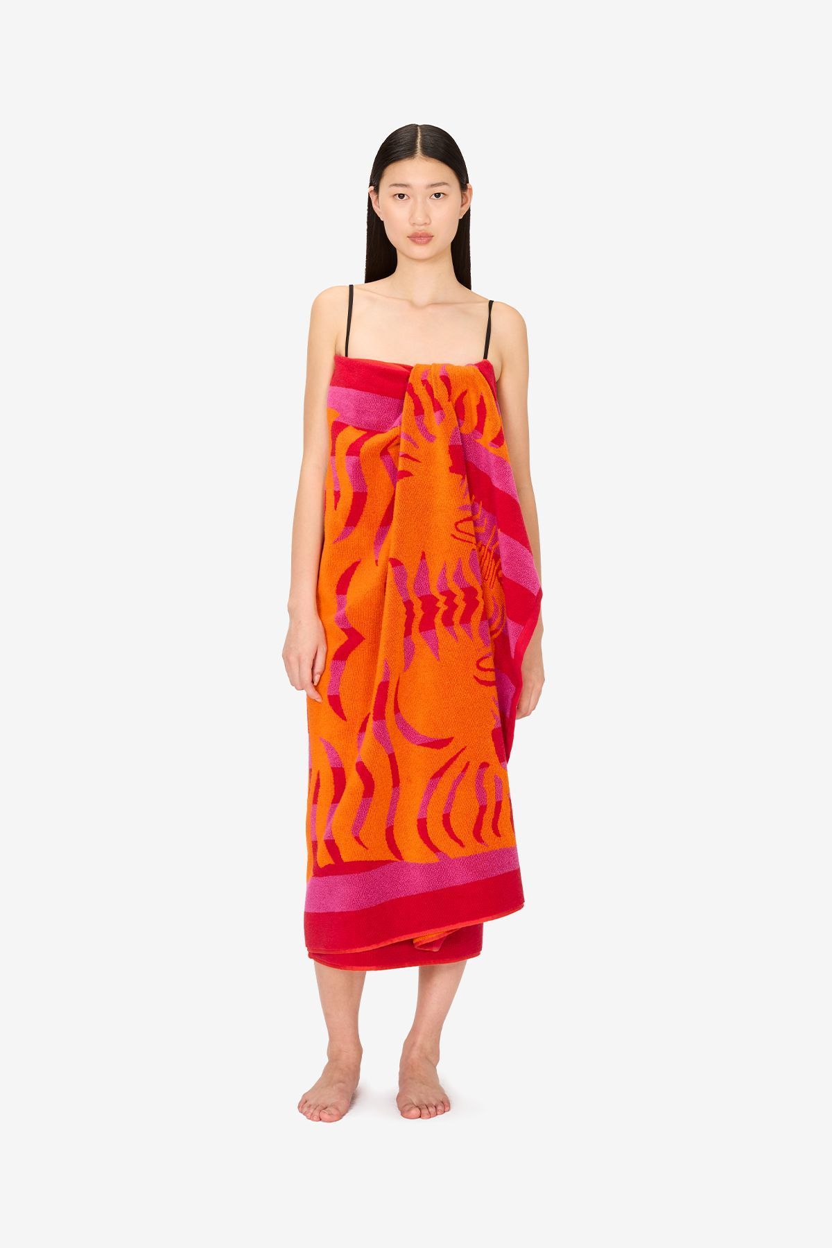 Beach Towel 100 - Baldo - Raspberry