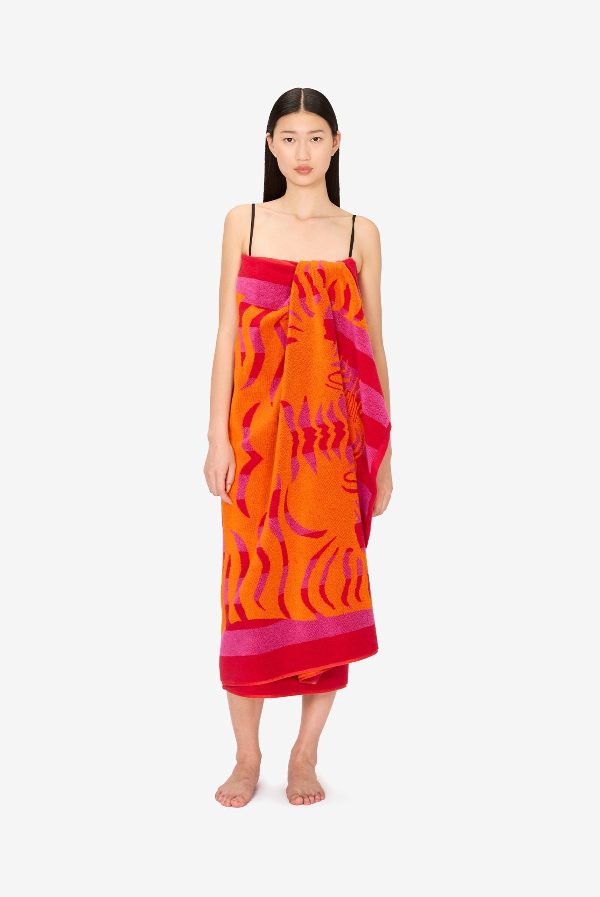 Beach Towel 100 - Baldo - Raspberry