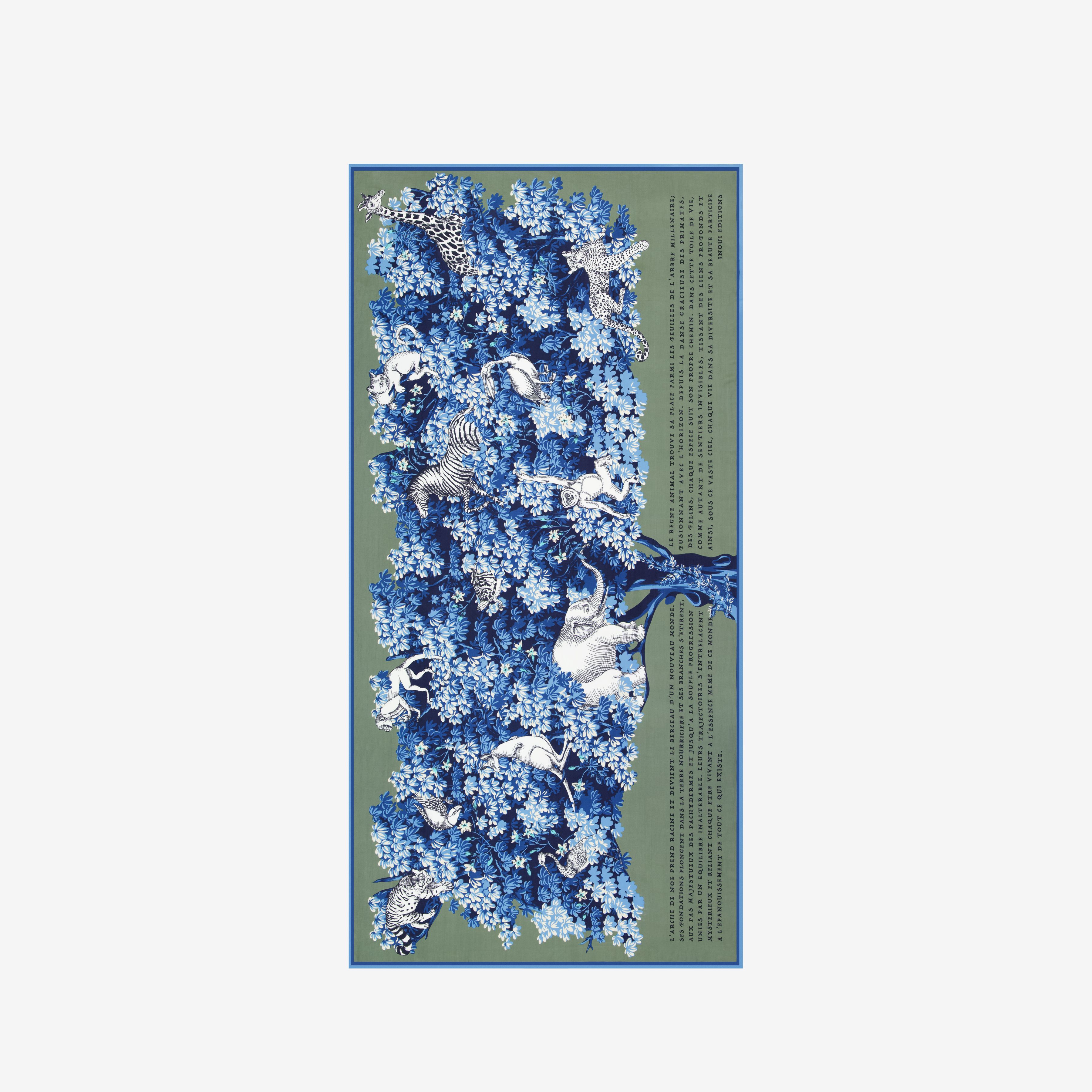Scarf 100 - Bestiaire - Khaki