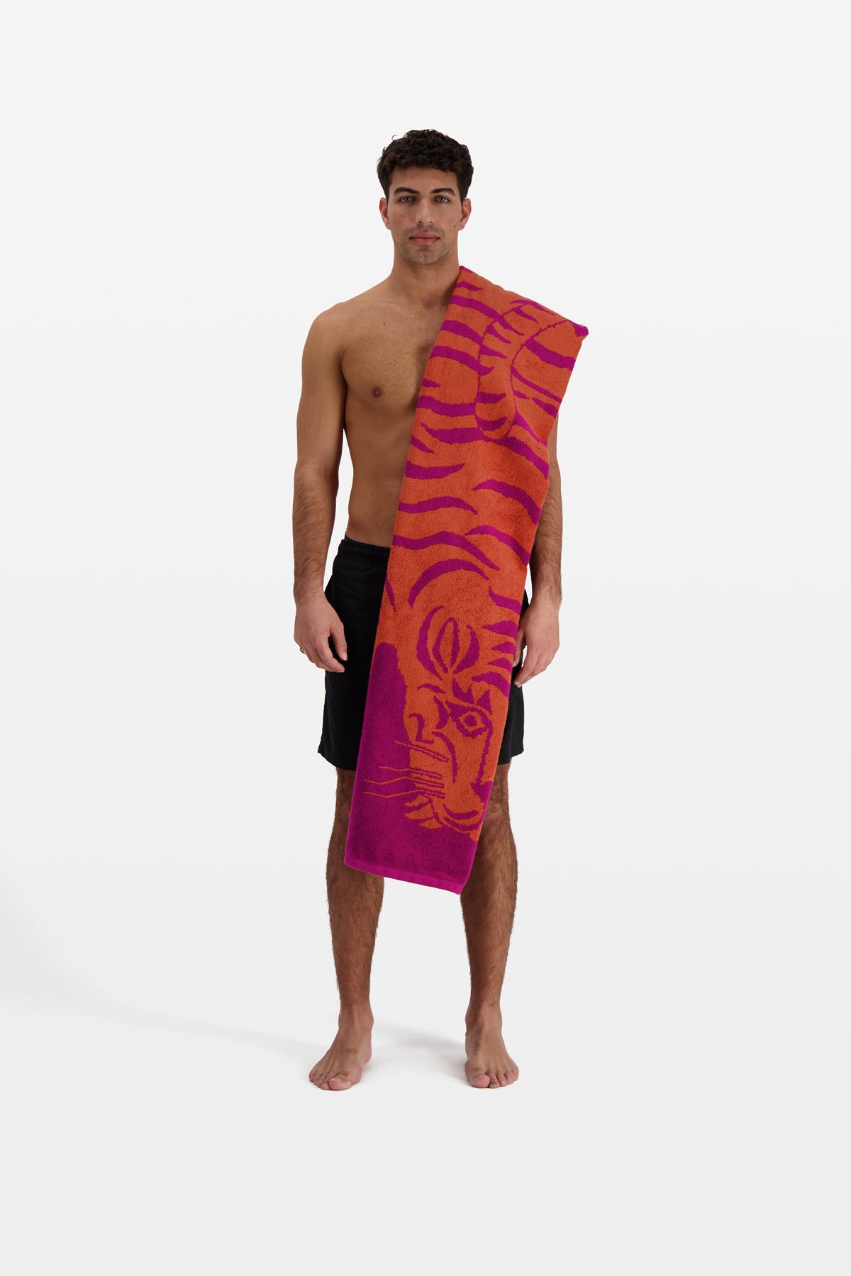 Beach Towel - Todd - Fuchsia