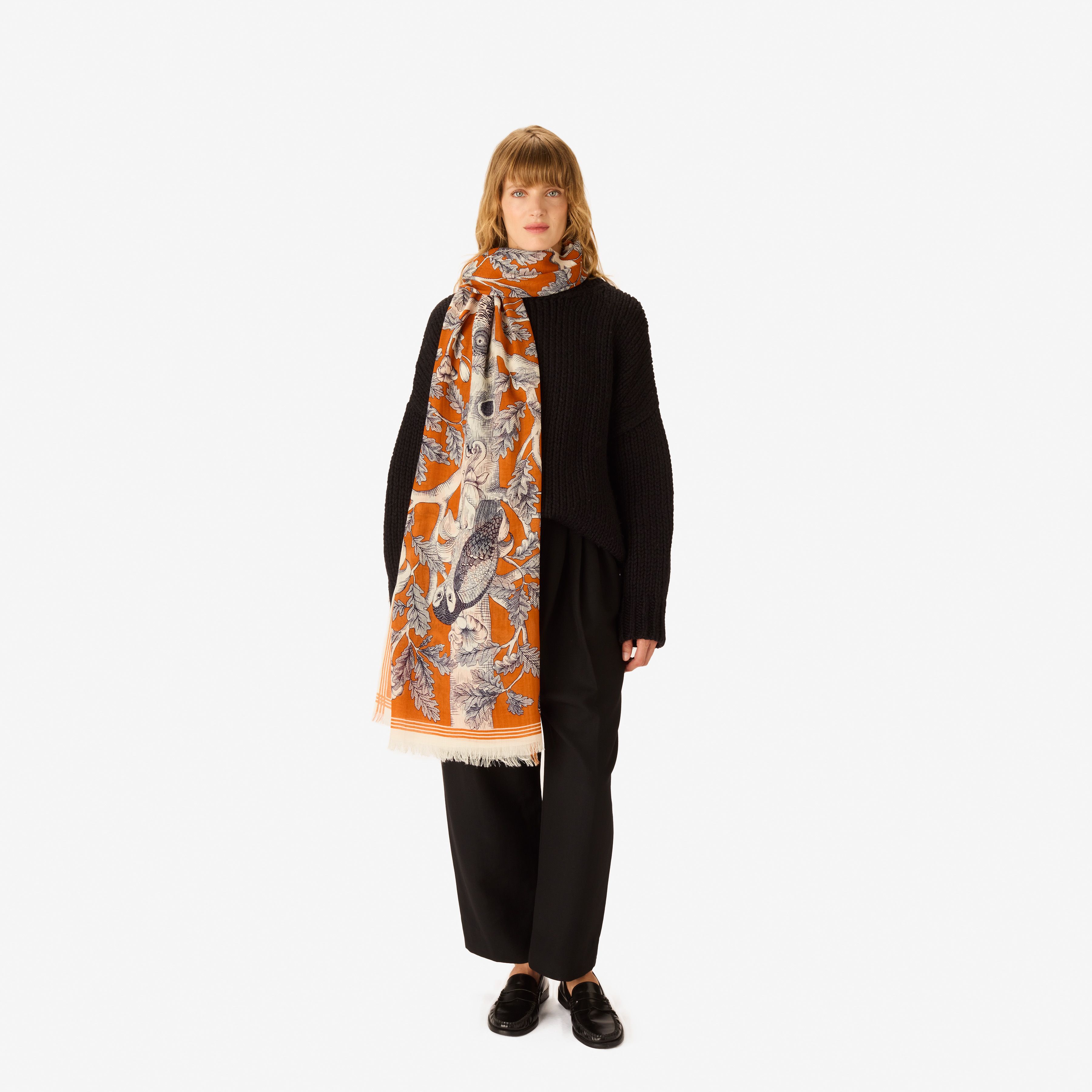 Scarf 100 - Archimede - Orange