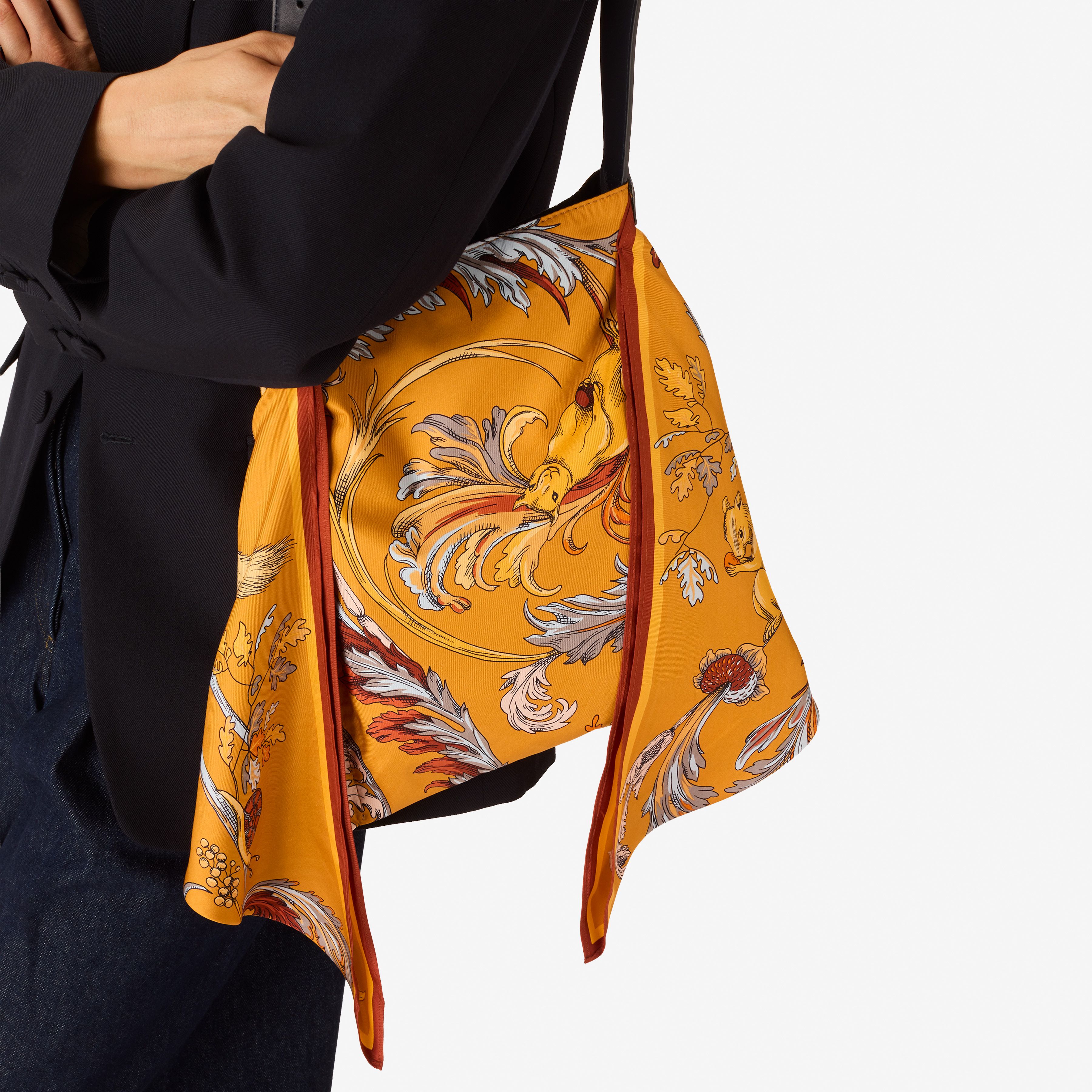 Scarf Bag - Rococo - Golden Brown