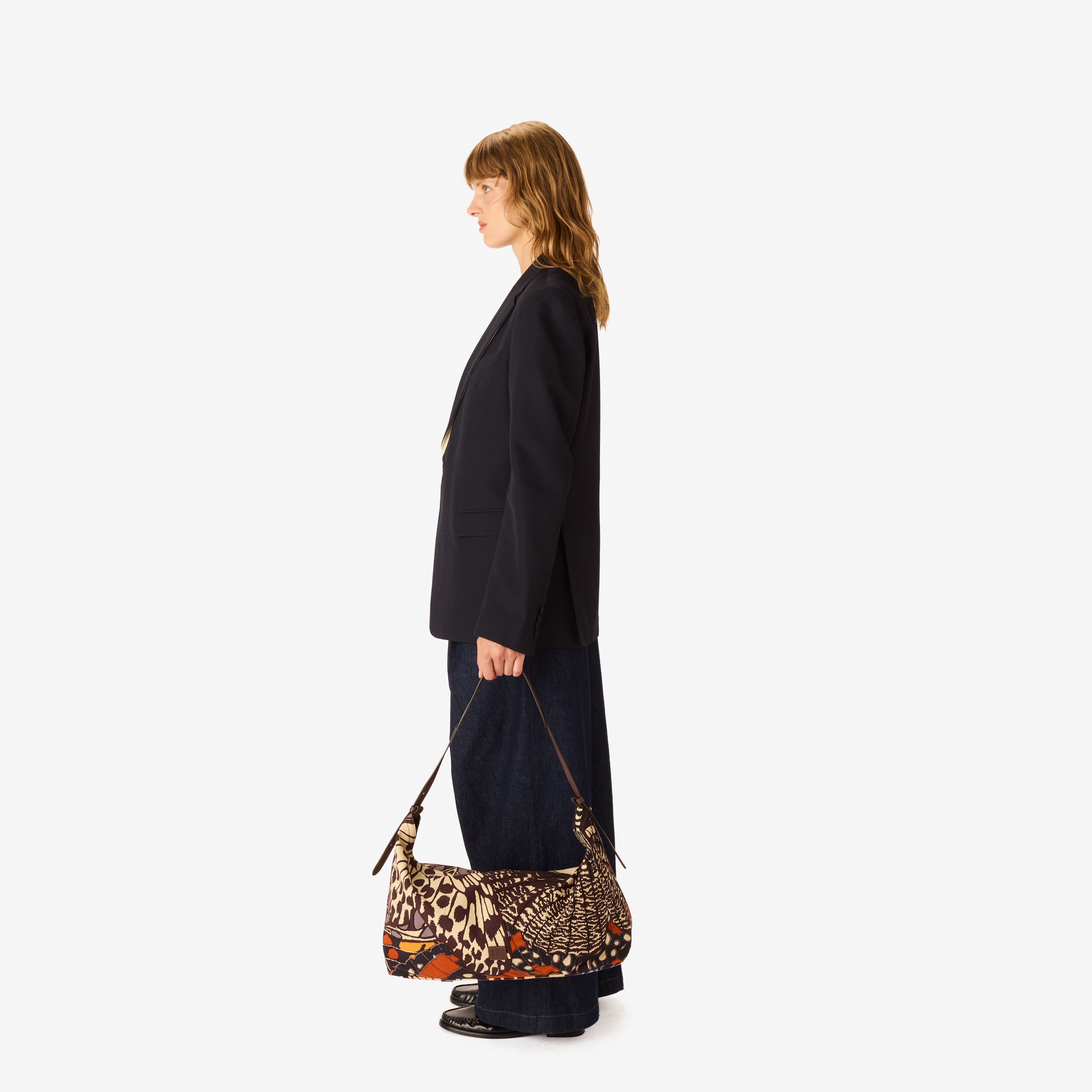 Maxi Campus Bag - Papillons - Natural