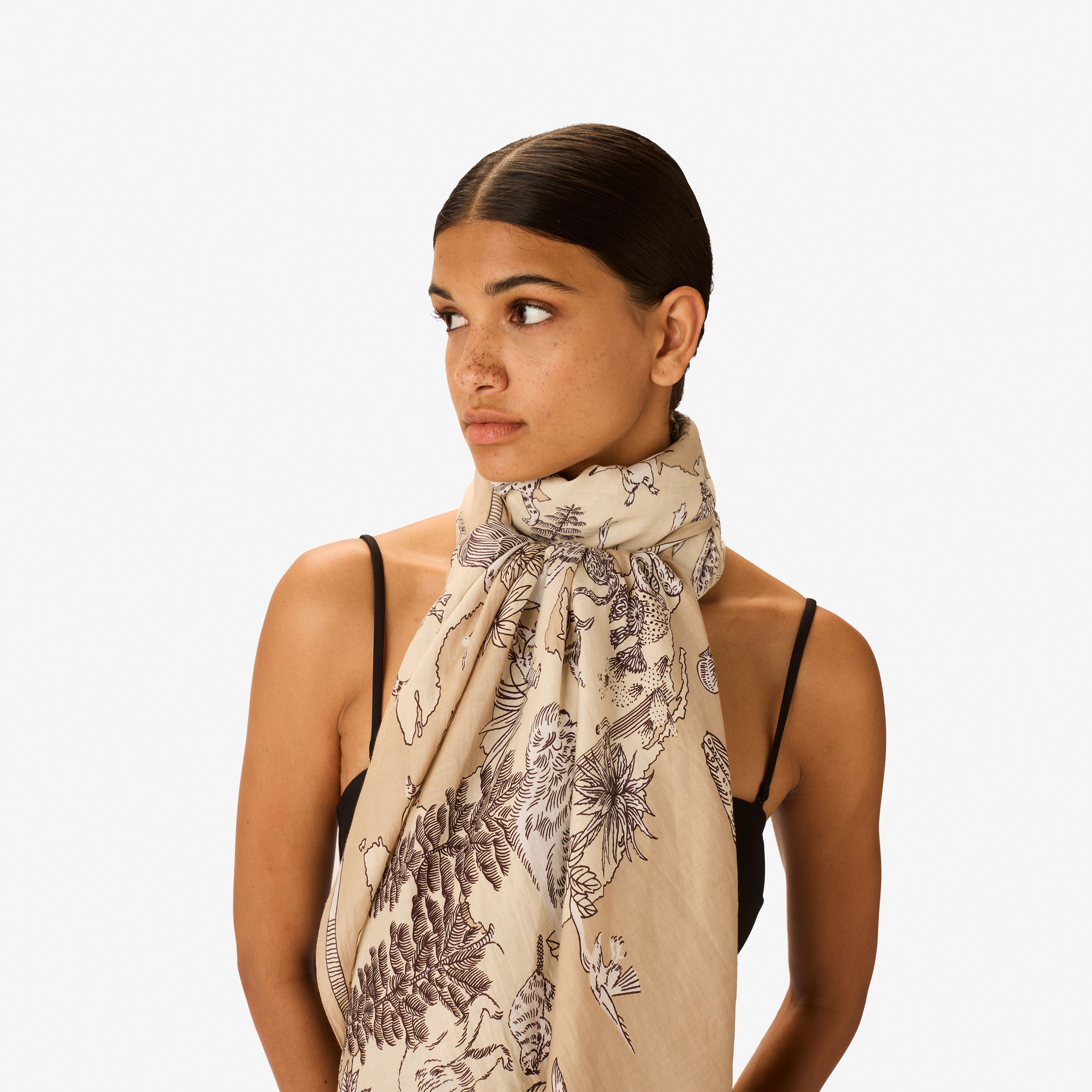 Scarf 100 - Atlas - Natural