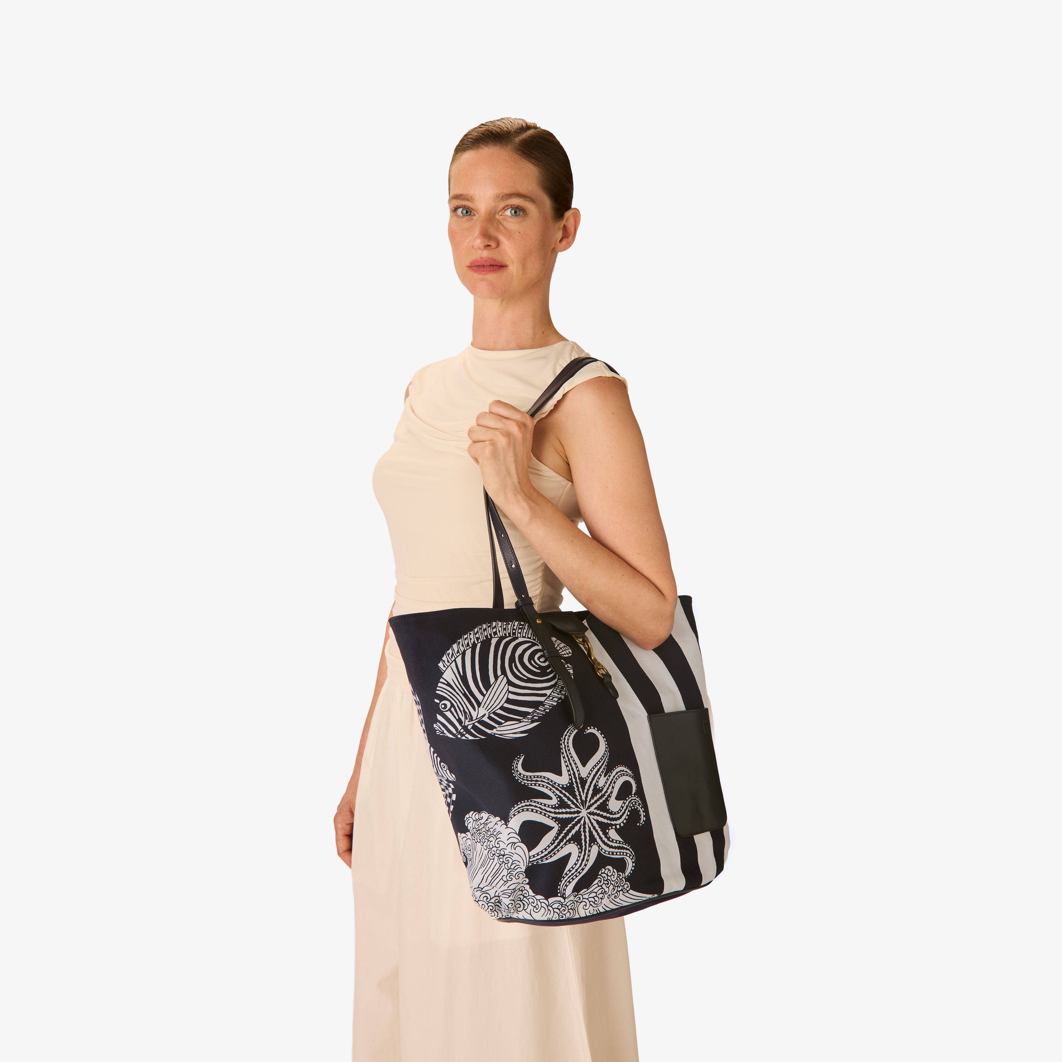 Soft Shopping Bag - Poseidon - Navy