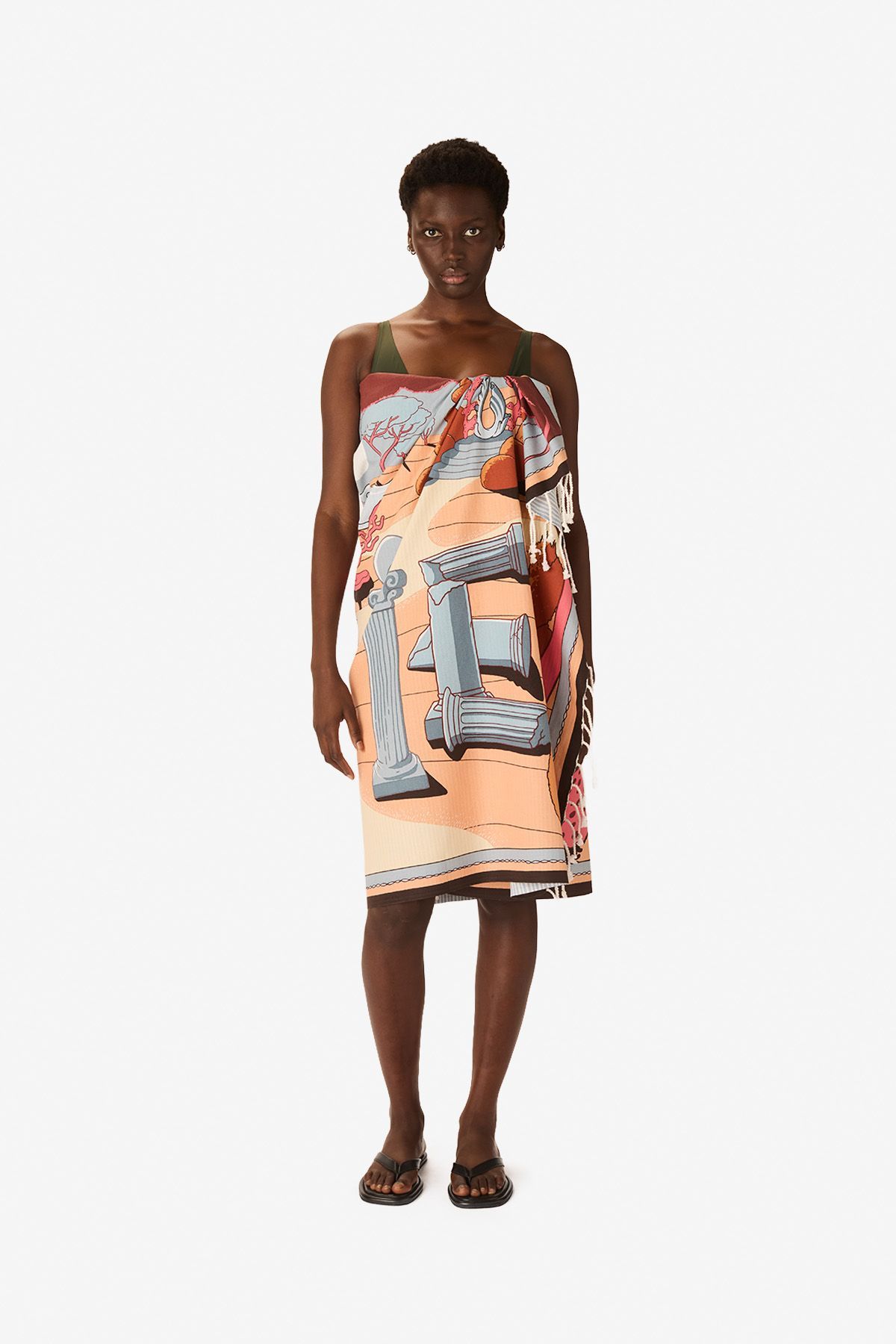 Fouta Towel 100 - Jardin - Coral