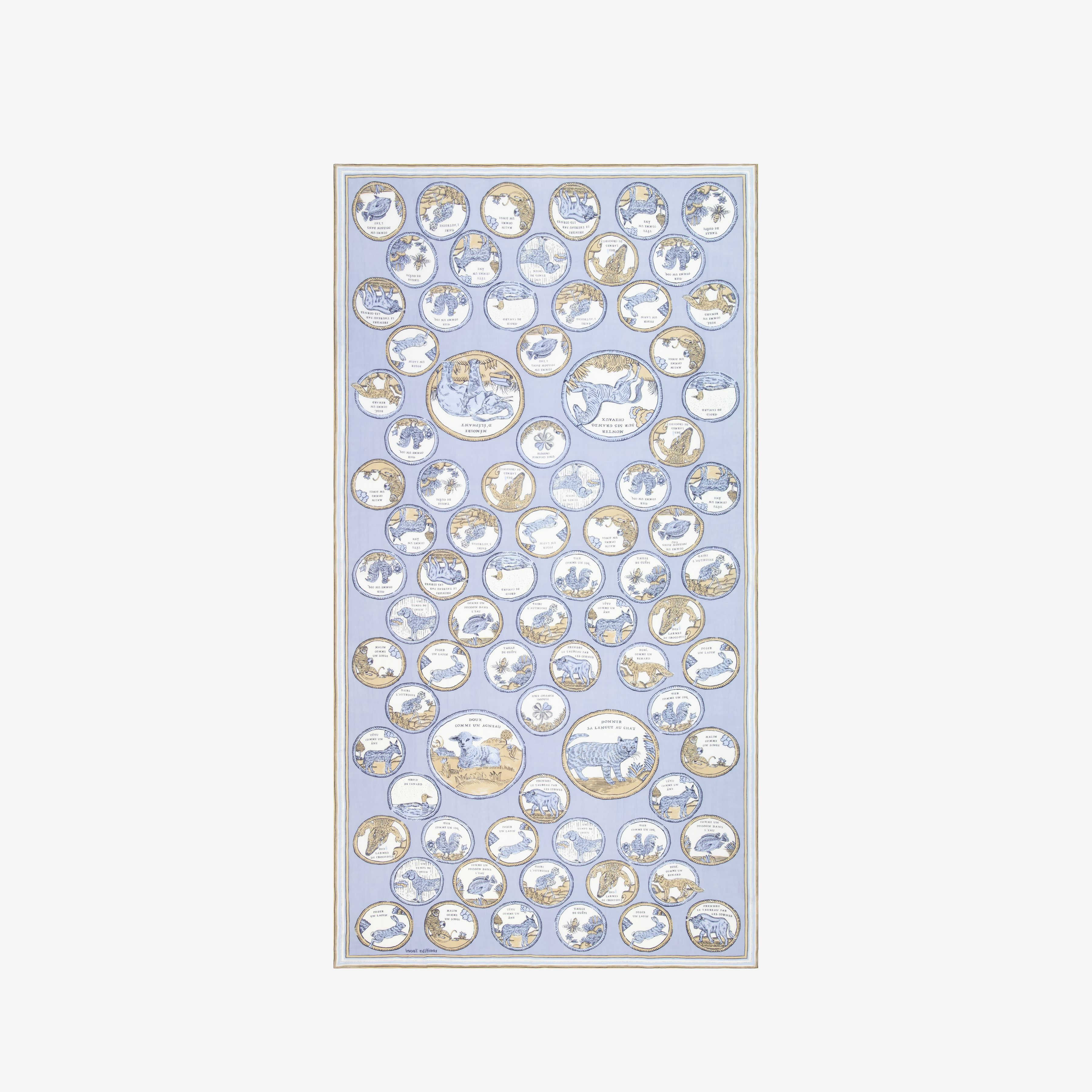 Scarf 100 - Chance Inoui - Blue