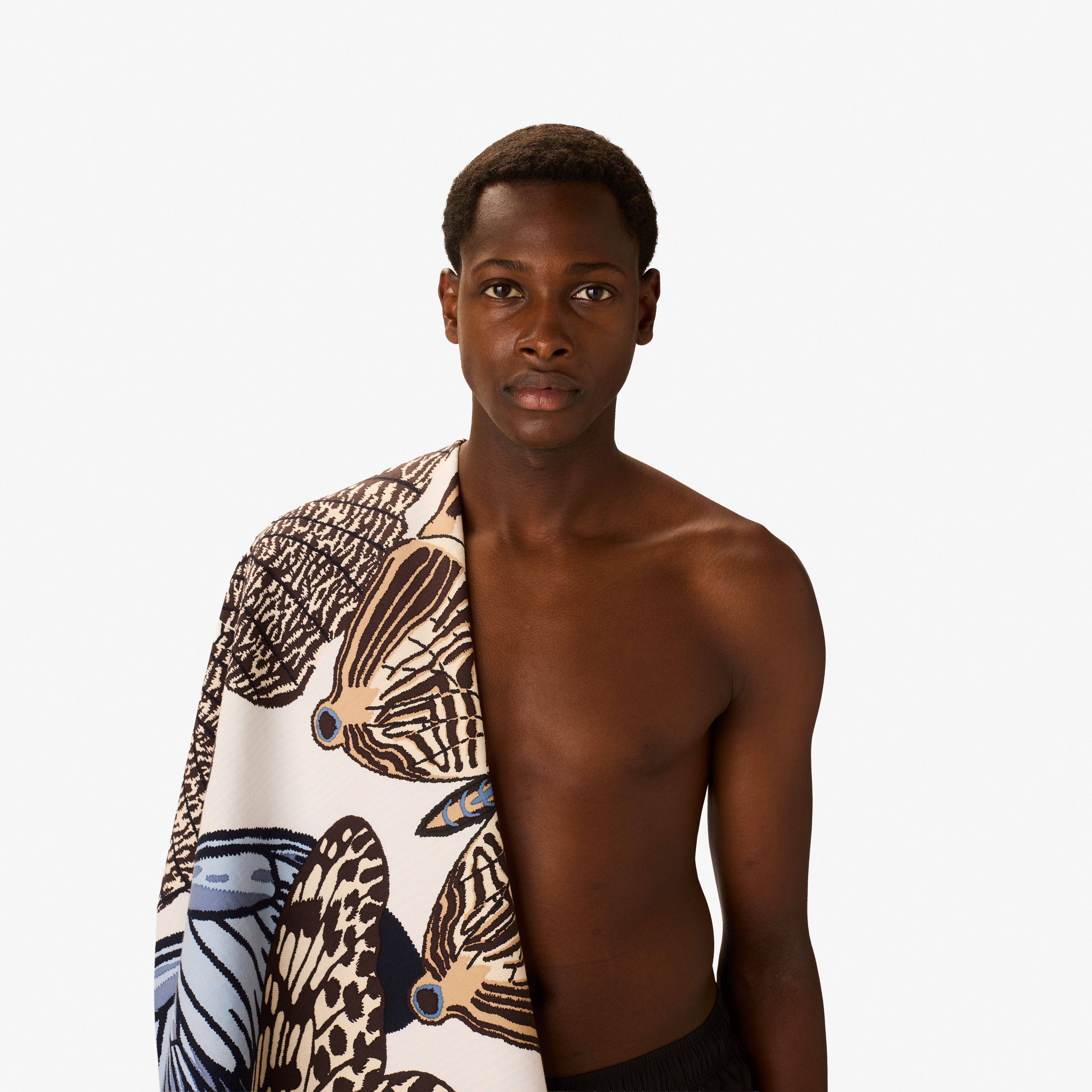 Fouta Towel 100 - Papillons - Beige