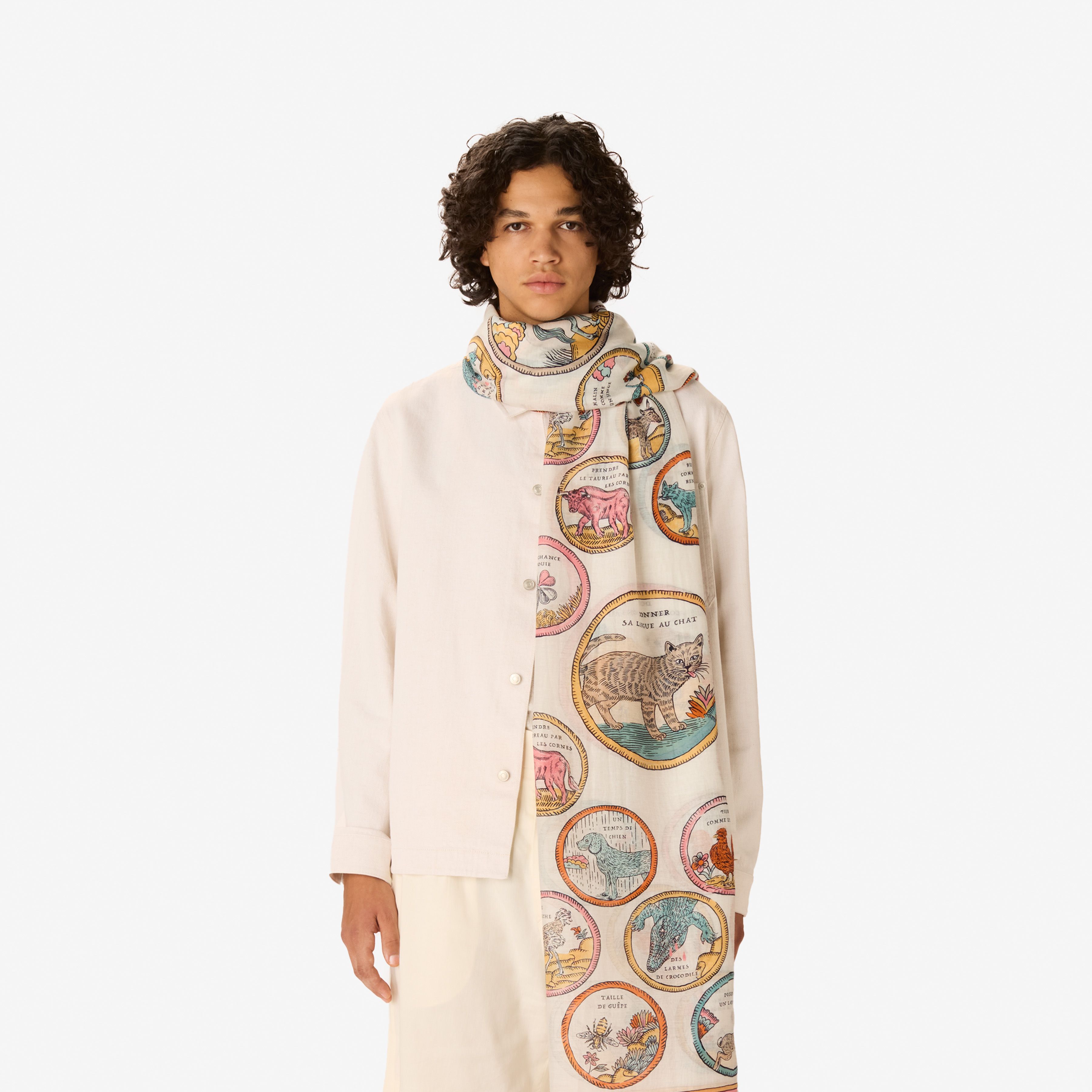 Scarf 100 - Chance Inoui - Off White