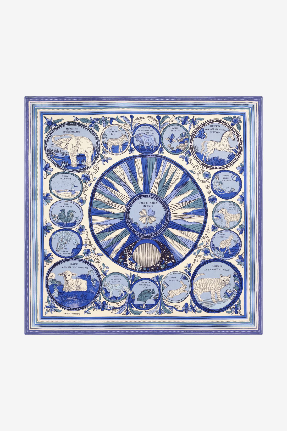 Square 130 - Chance Inoui - Blue