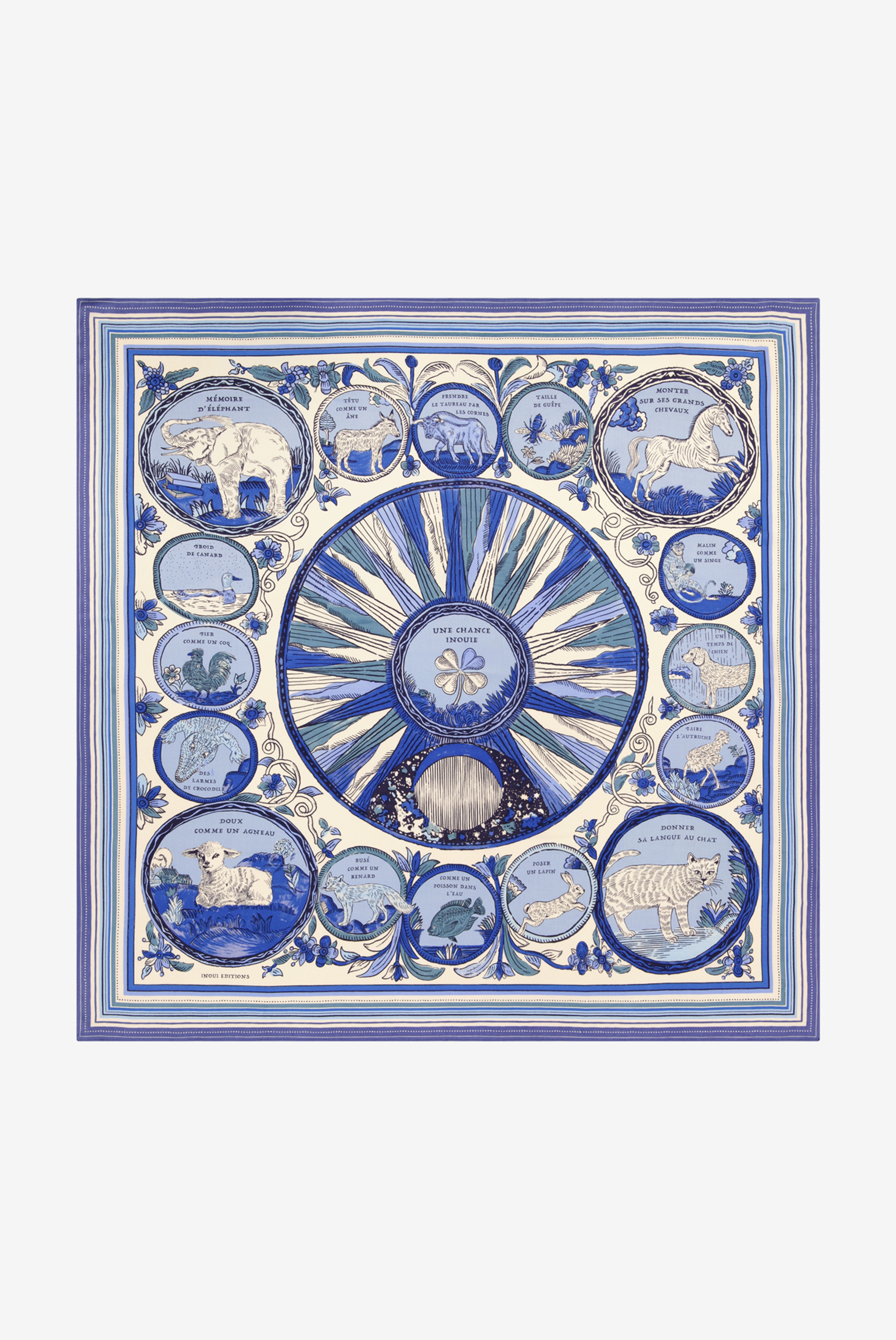 Square 130 - Chance Inoui - Blue