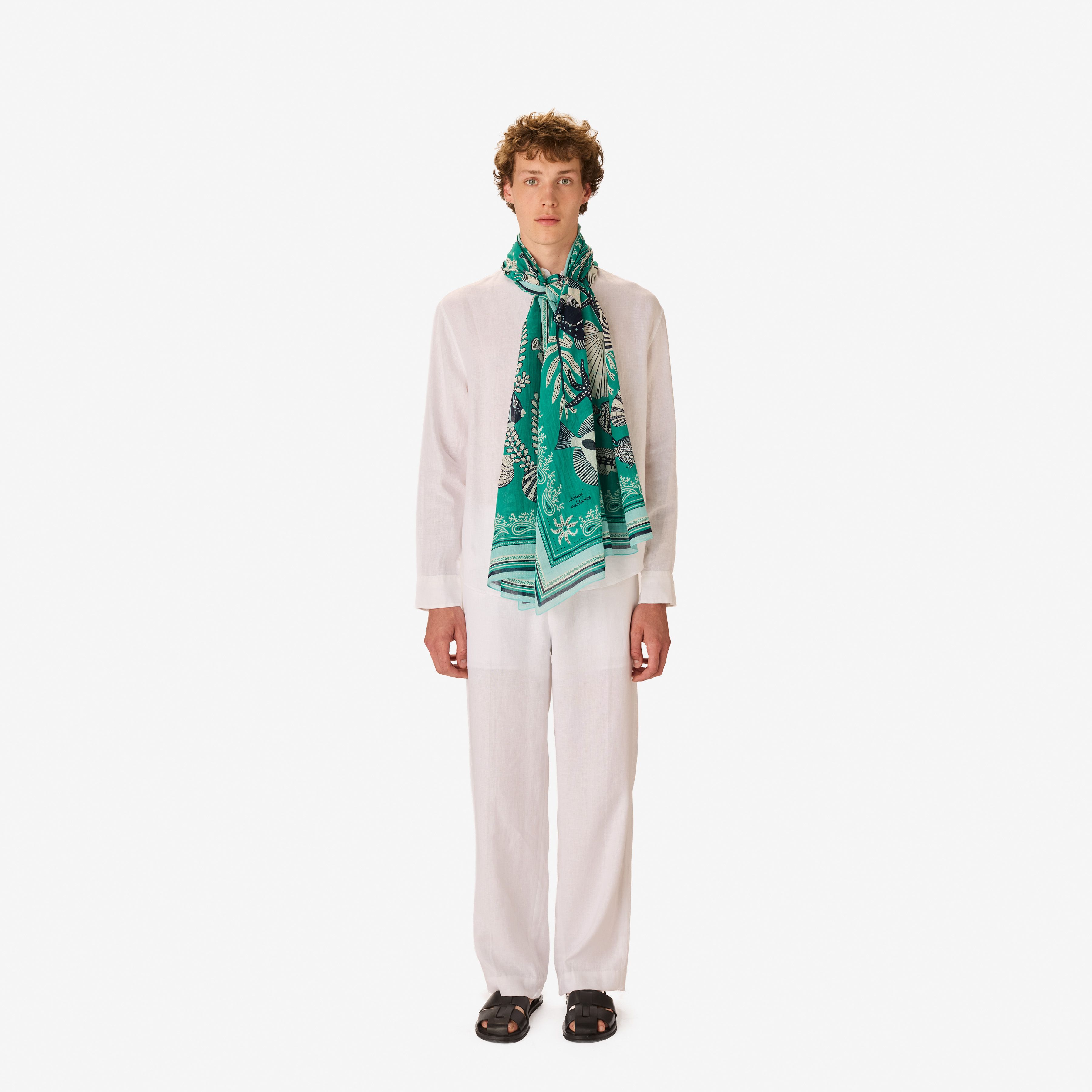 Scarf 100 - Neptune - Turquoise
