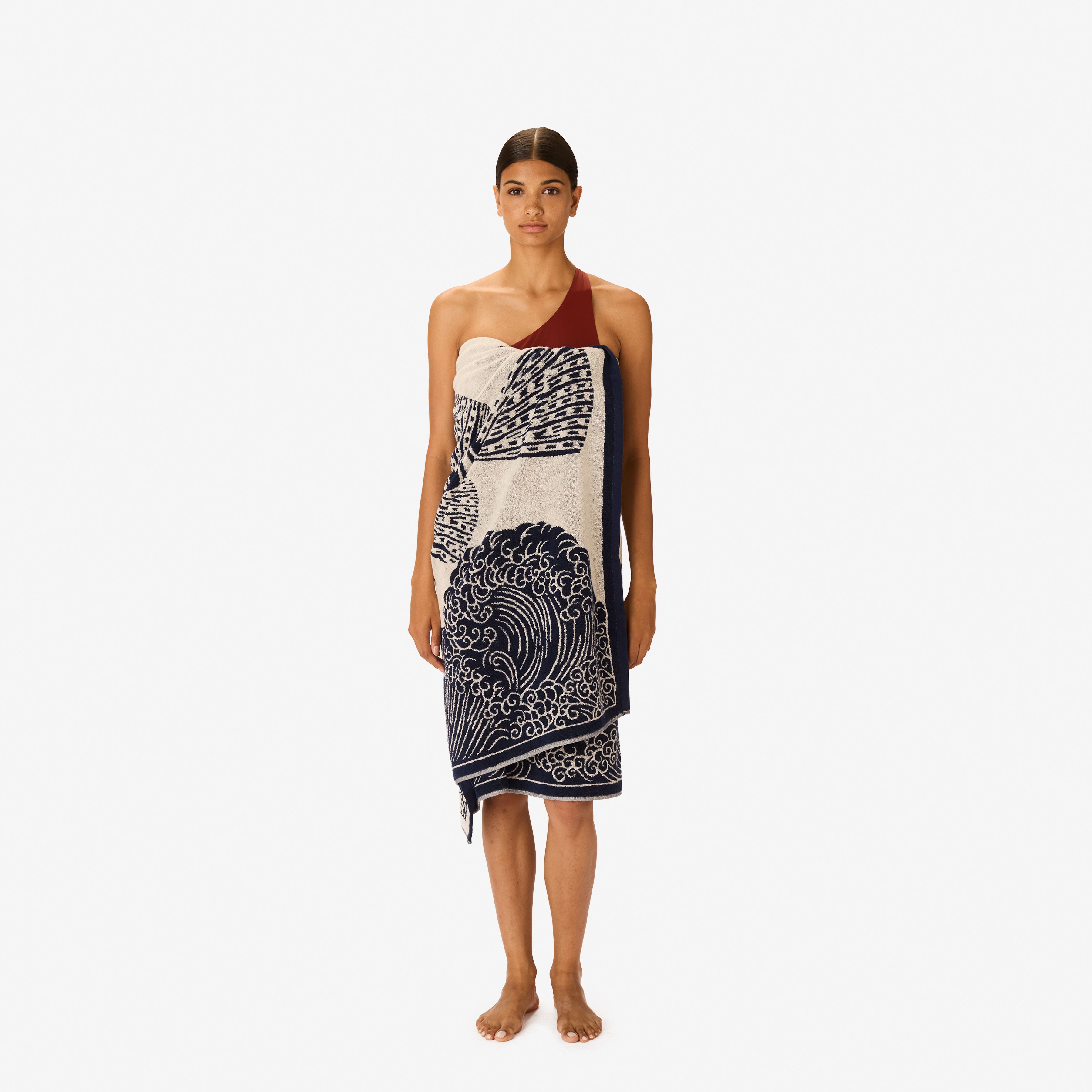 Beach Towel 100 - Poseidon - Navy