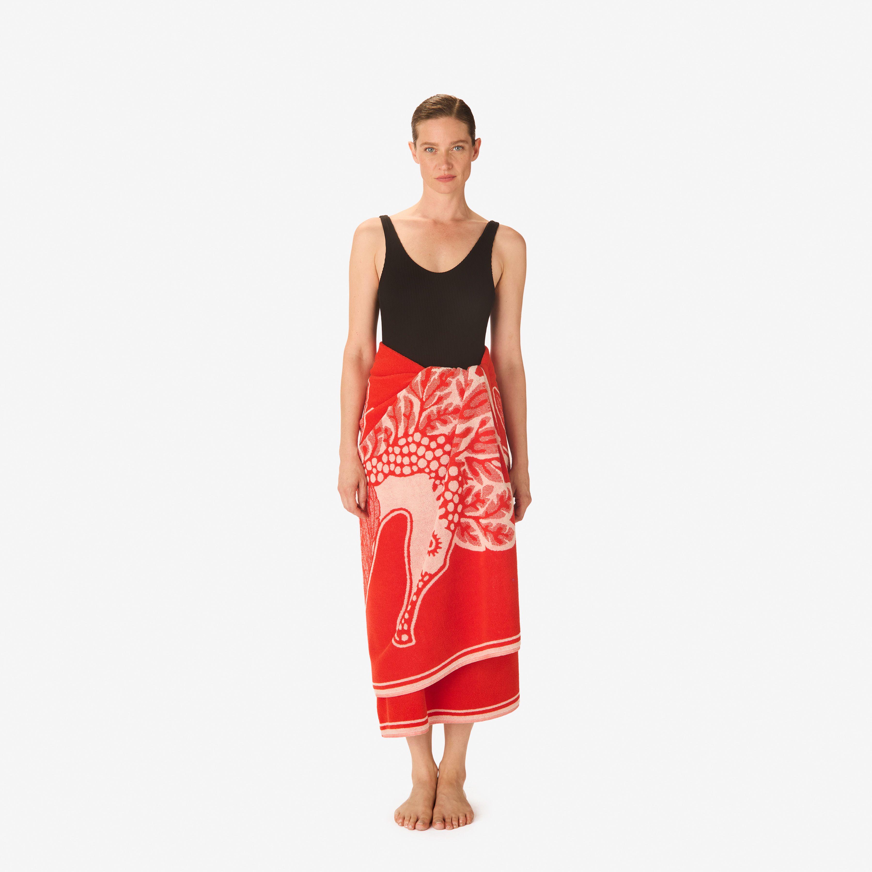 Beach Towel 100 - Idriss - Orange