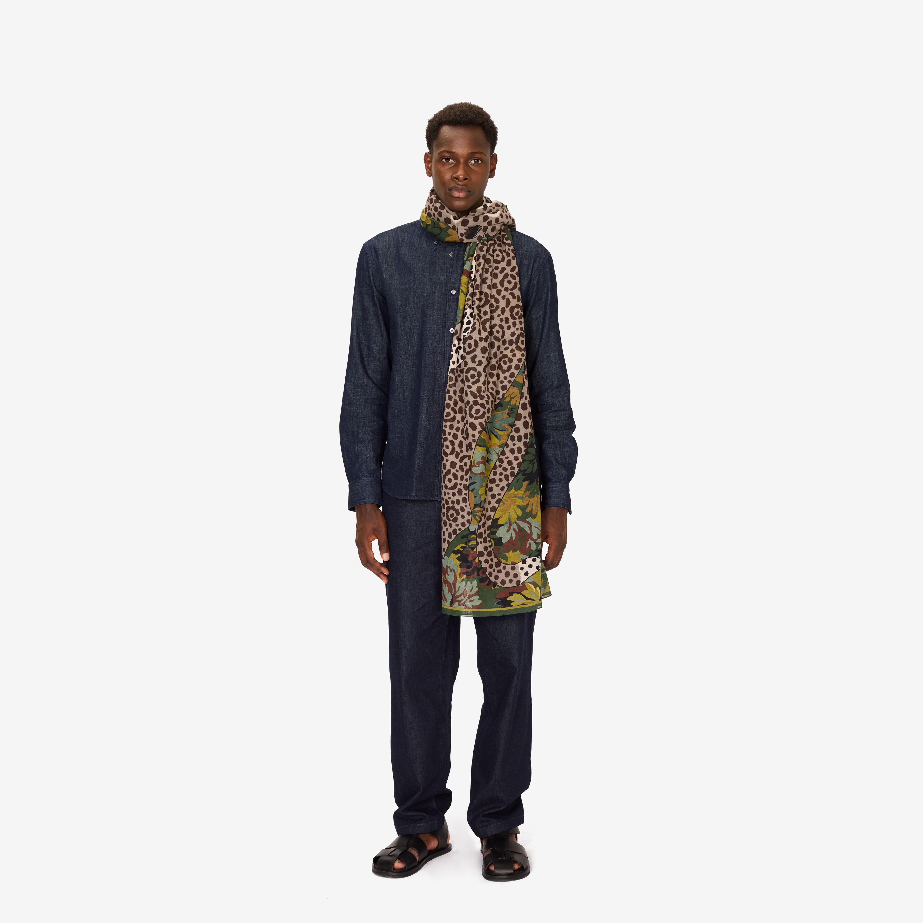 Scarf 100 - Mike - Khaki