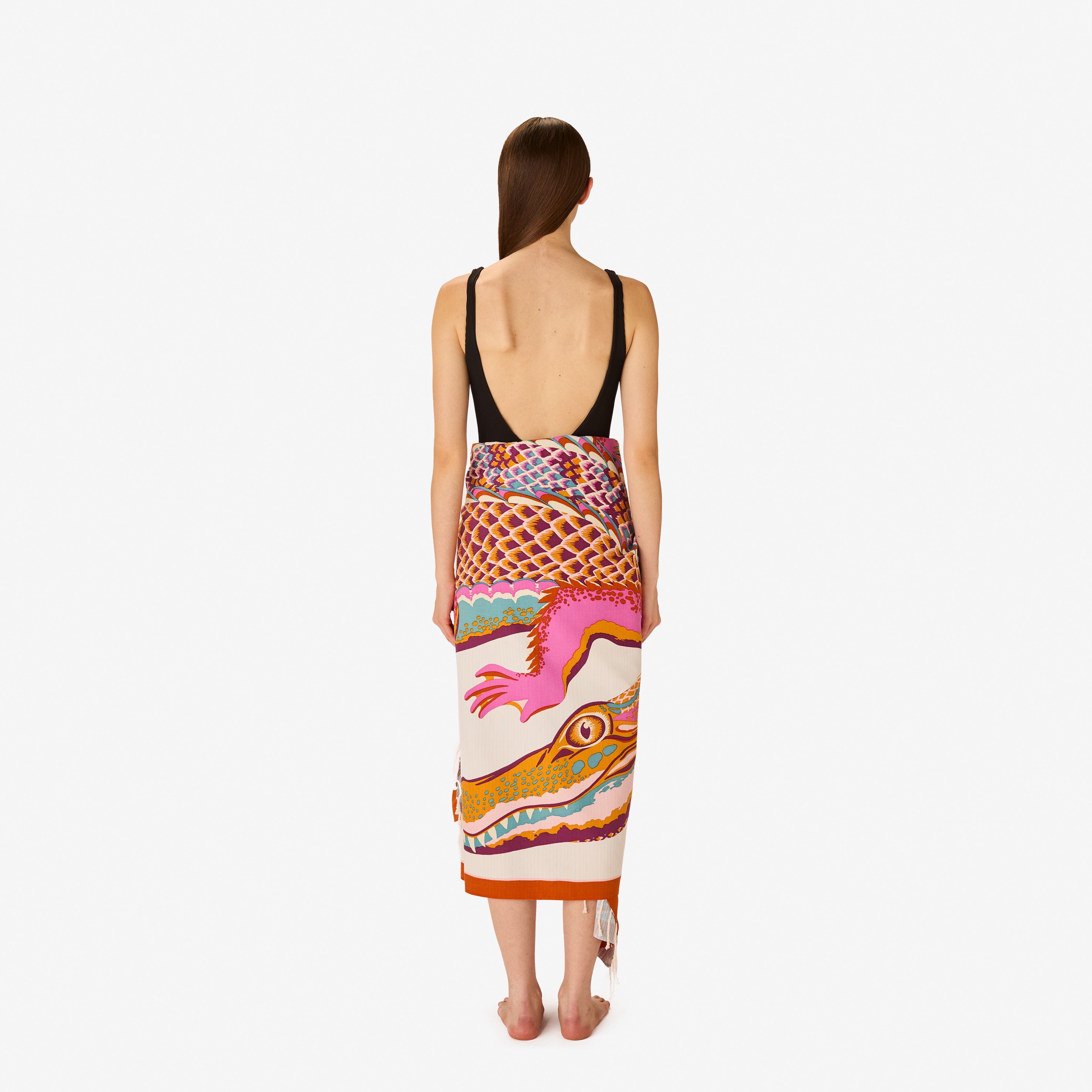 Fouta Towel 100 - Croco - White