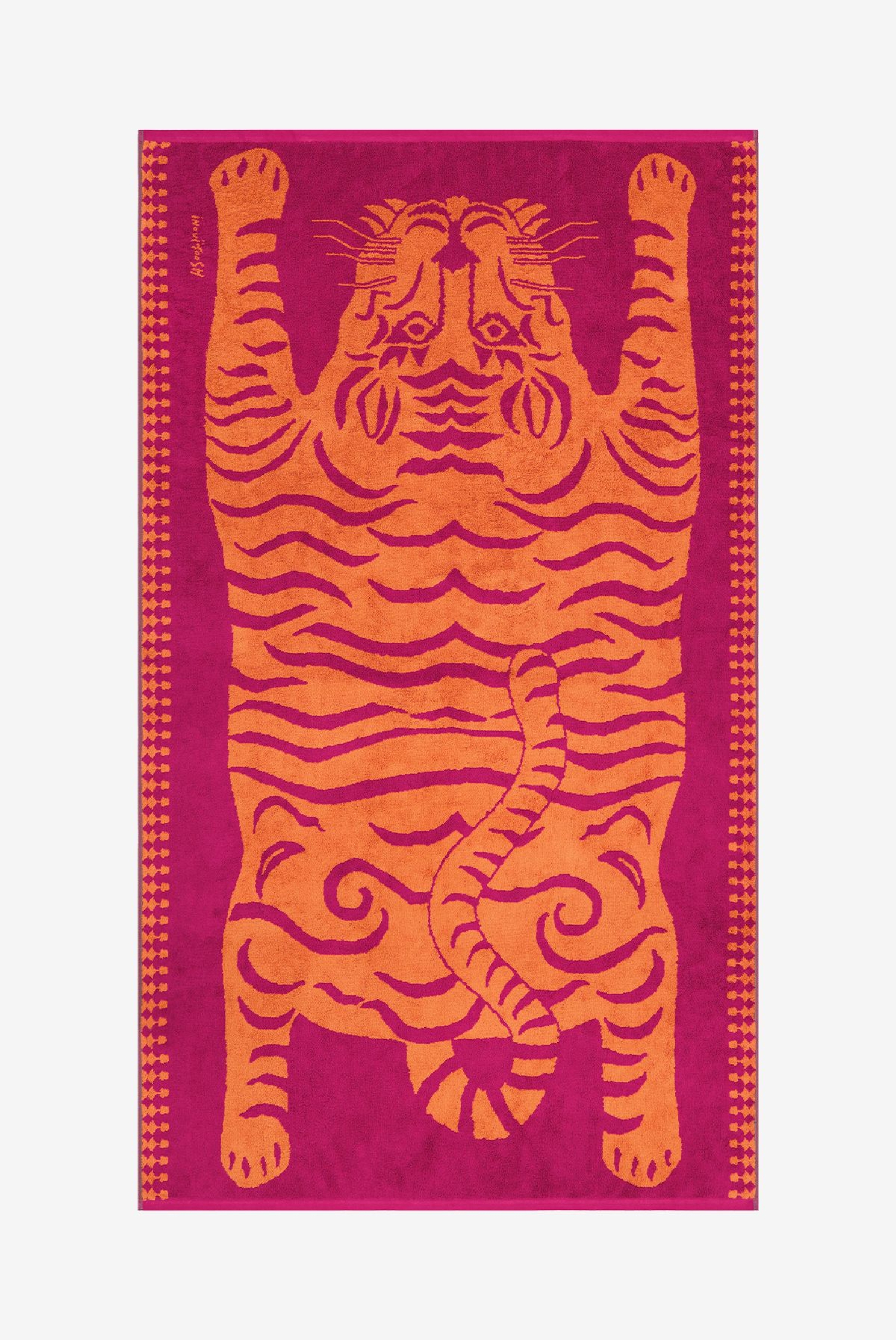 Beach Towel - Todd - Fuchsia