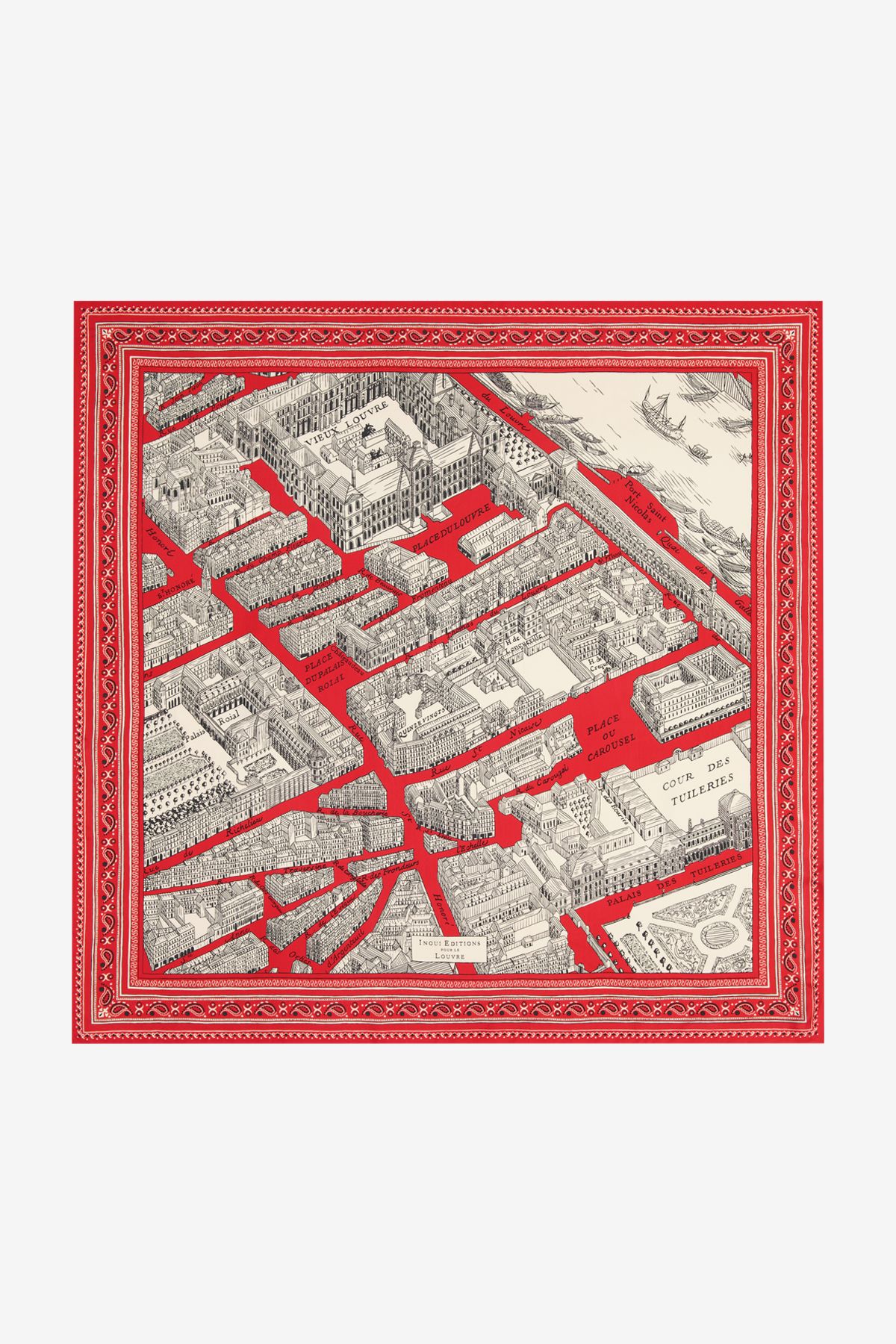 Square 100 - Louvre - Red