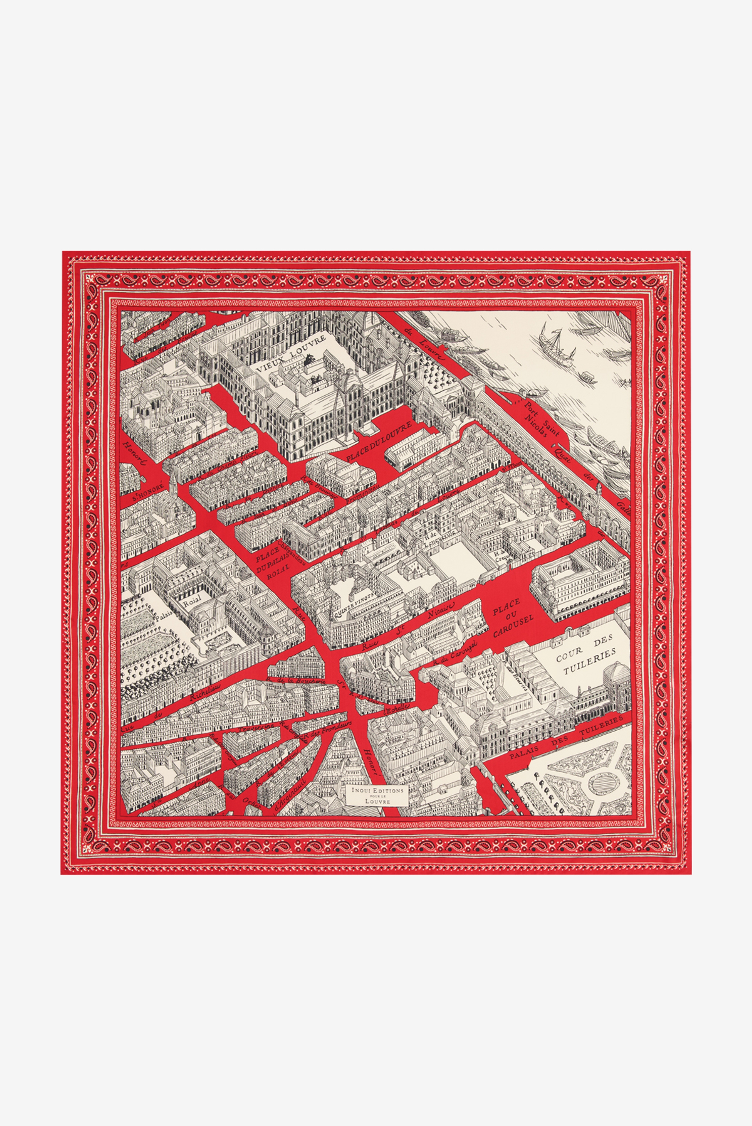 Square 100 - Louvre - Red