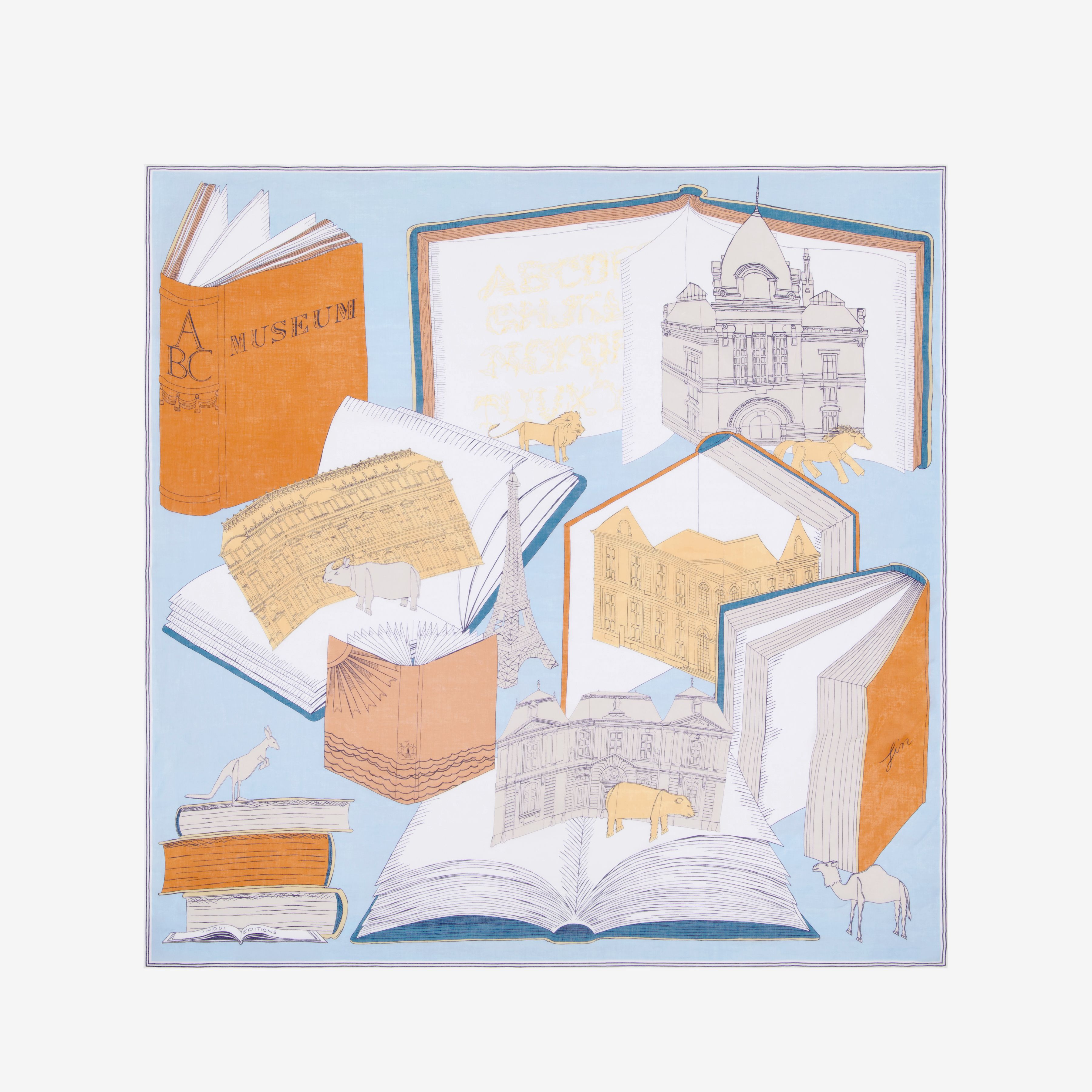 Square 130 - Museum - Light Blue