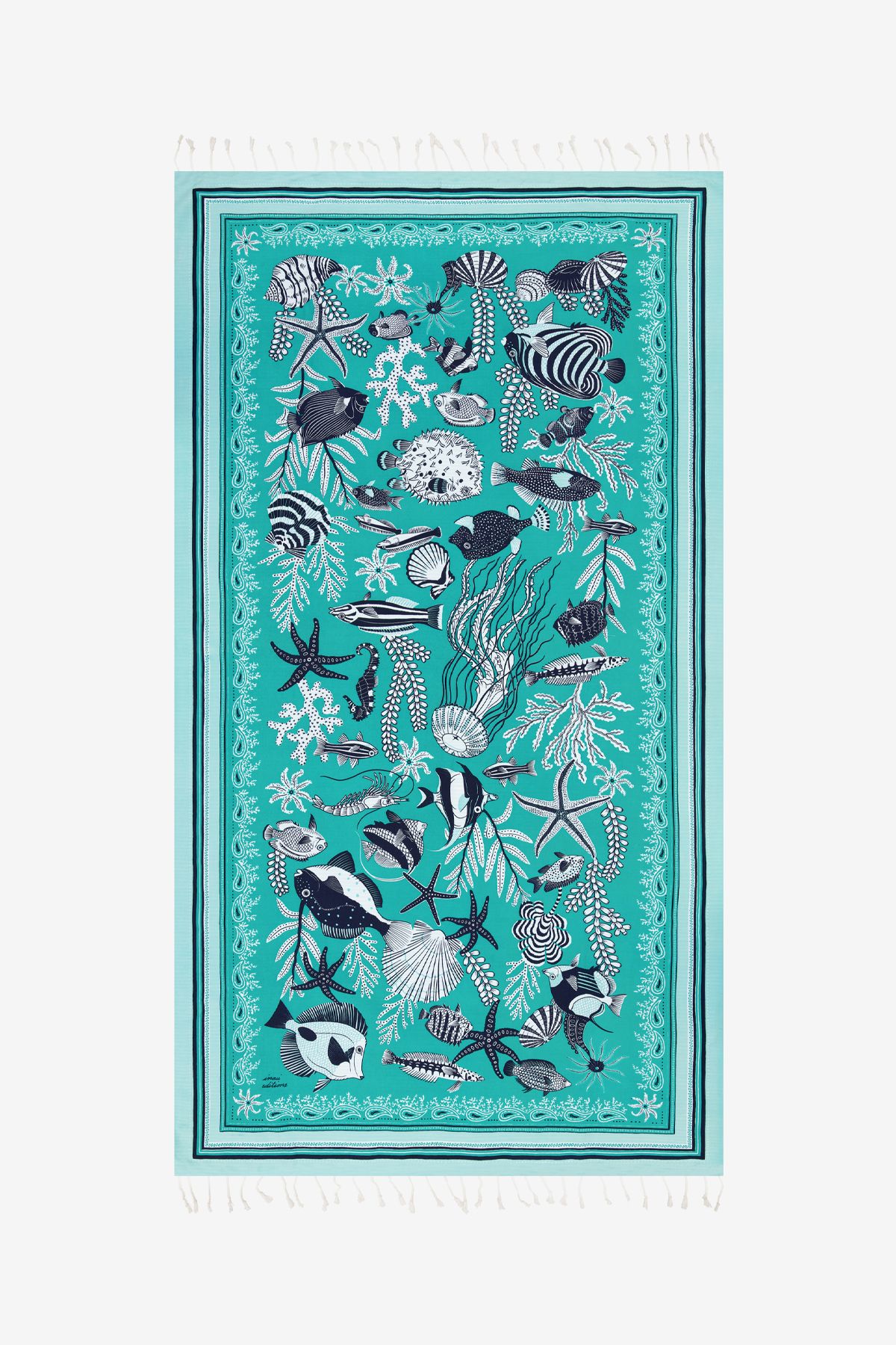 Fouta Towel 100 - Neptune - Turquoise