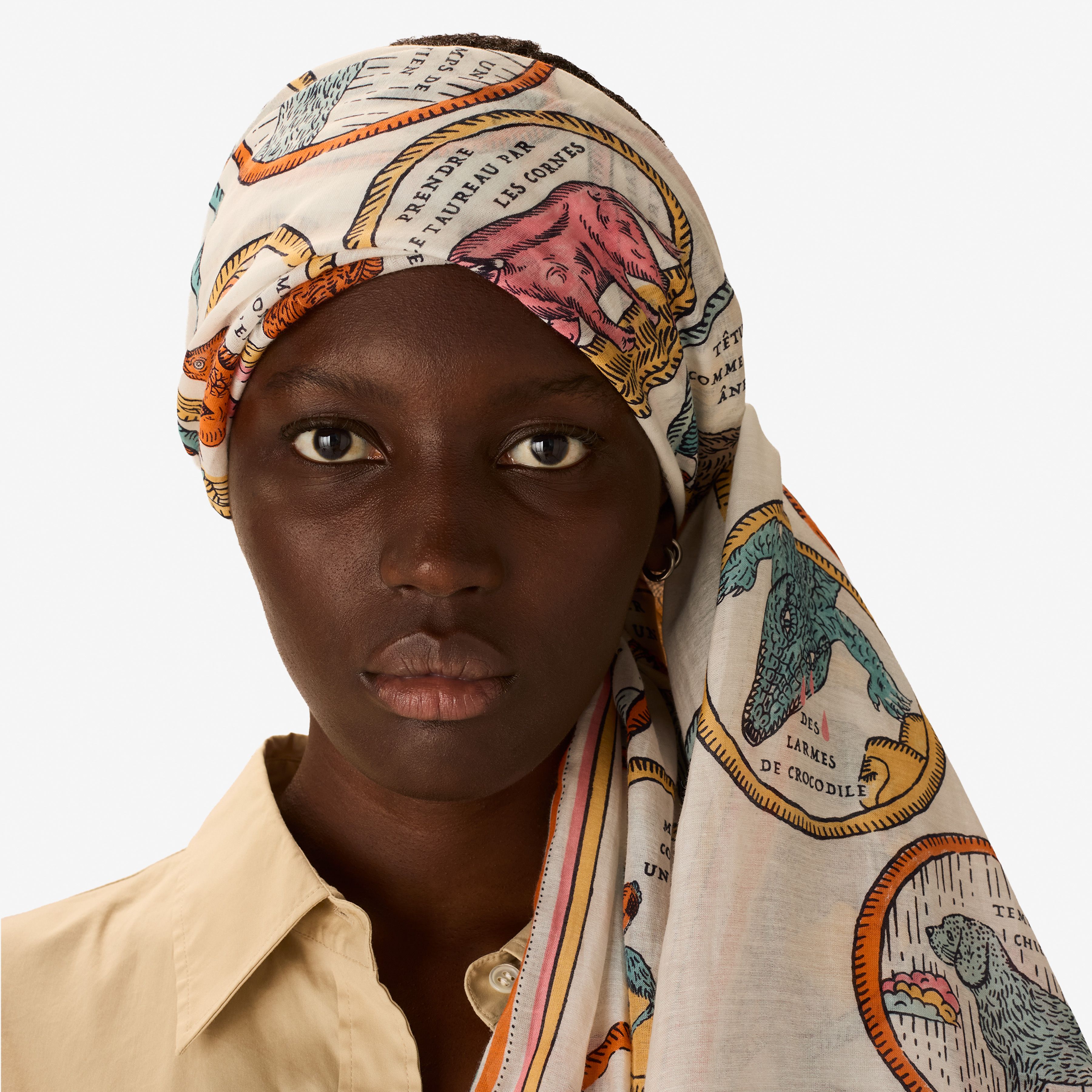 Scarf 100 - Chance Inoui - Off White