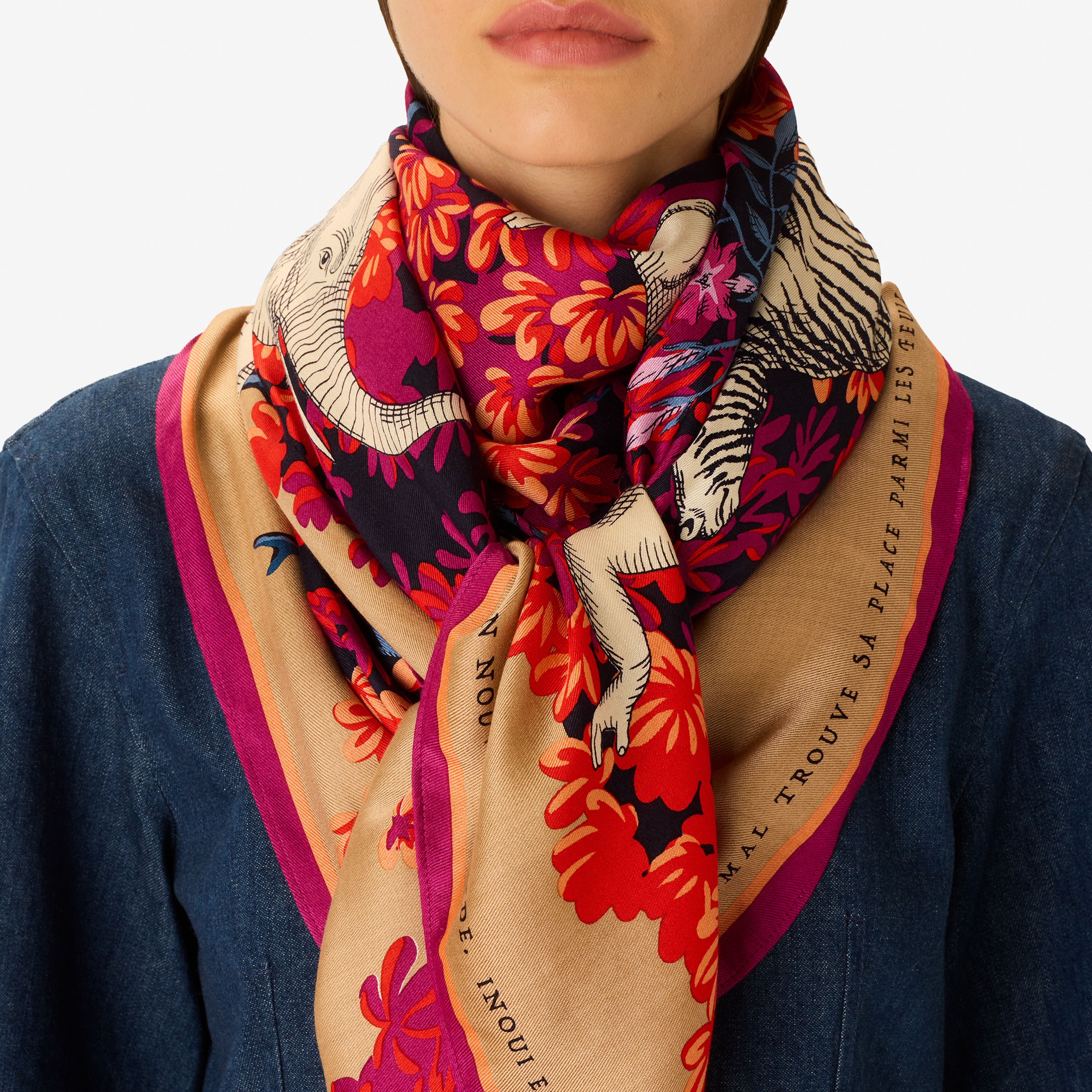 Square 130 - Bestiaire - Fuchsia