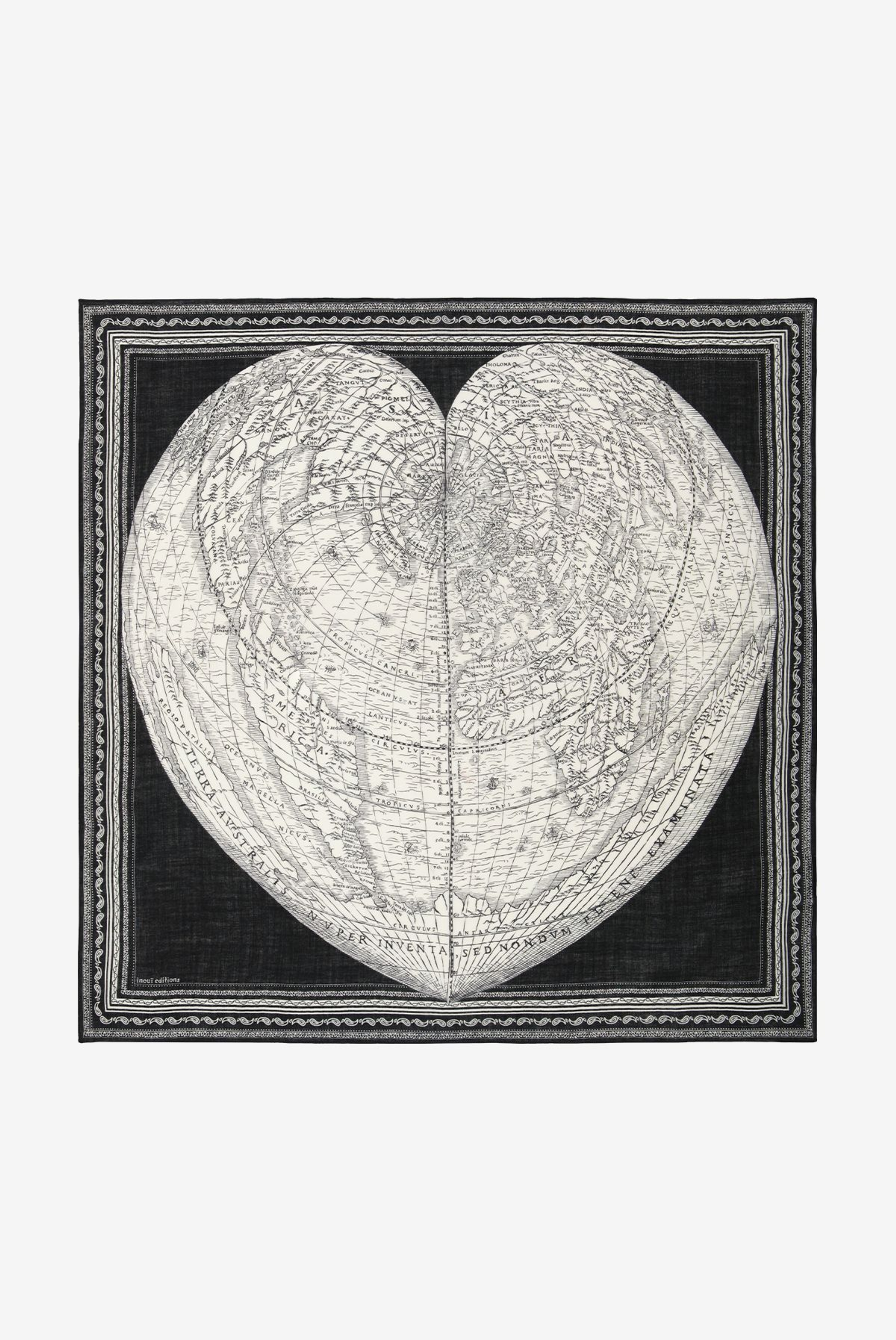 Square 130 - Mappemonde - Black