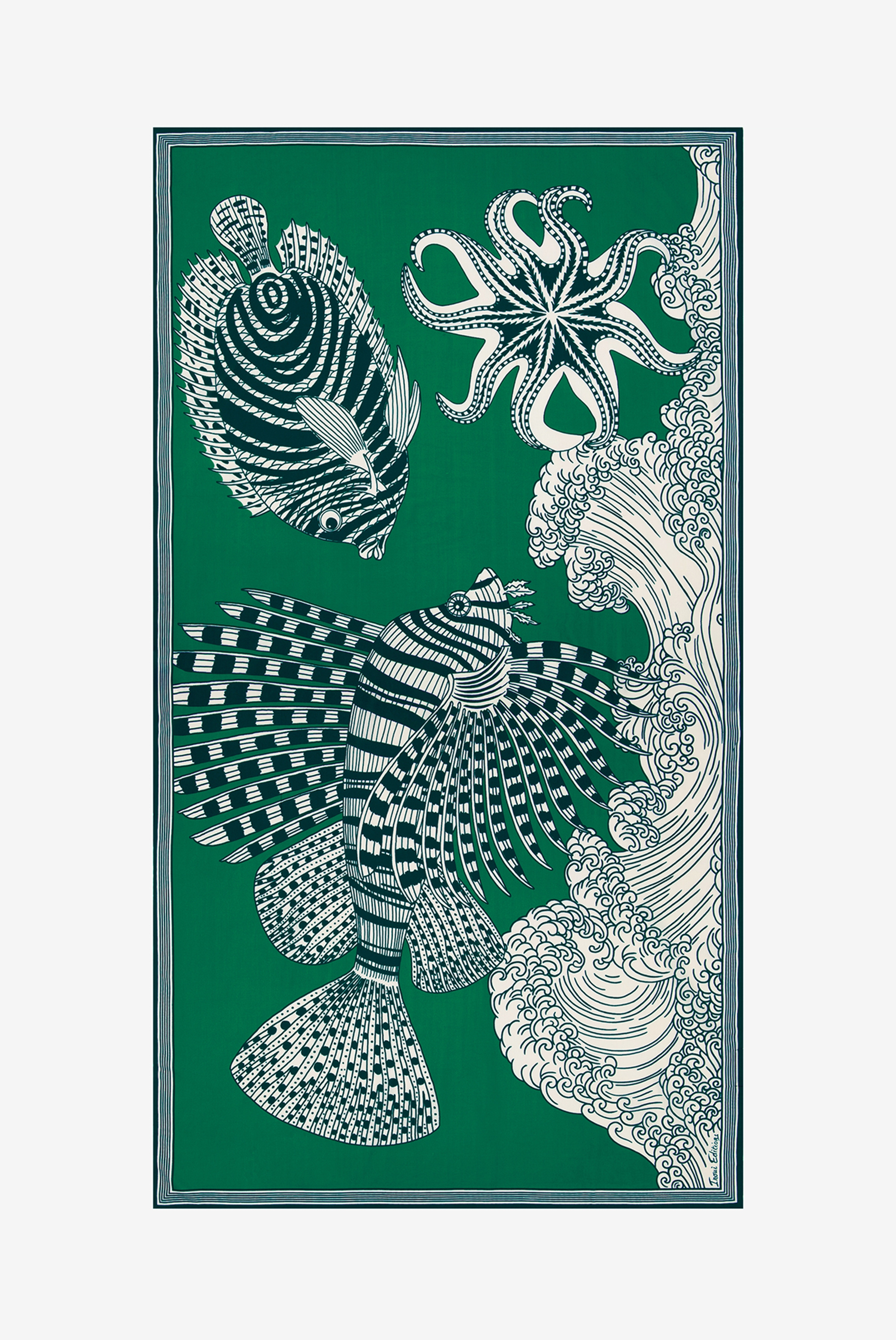 Scarf 100 - Vague - Green