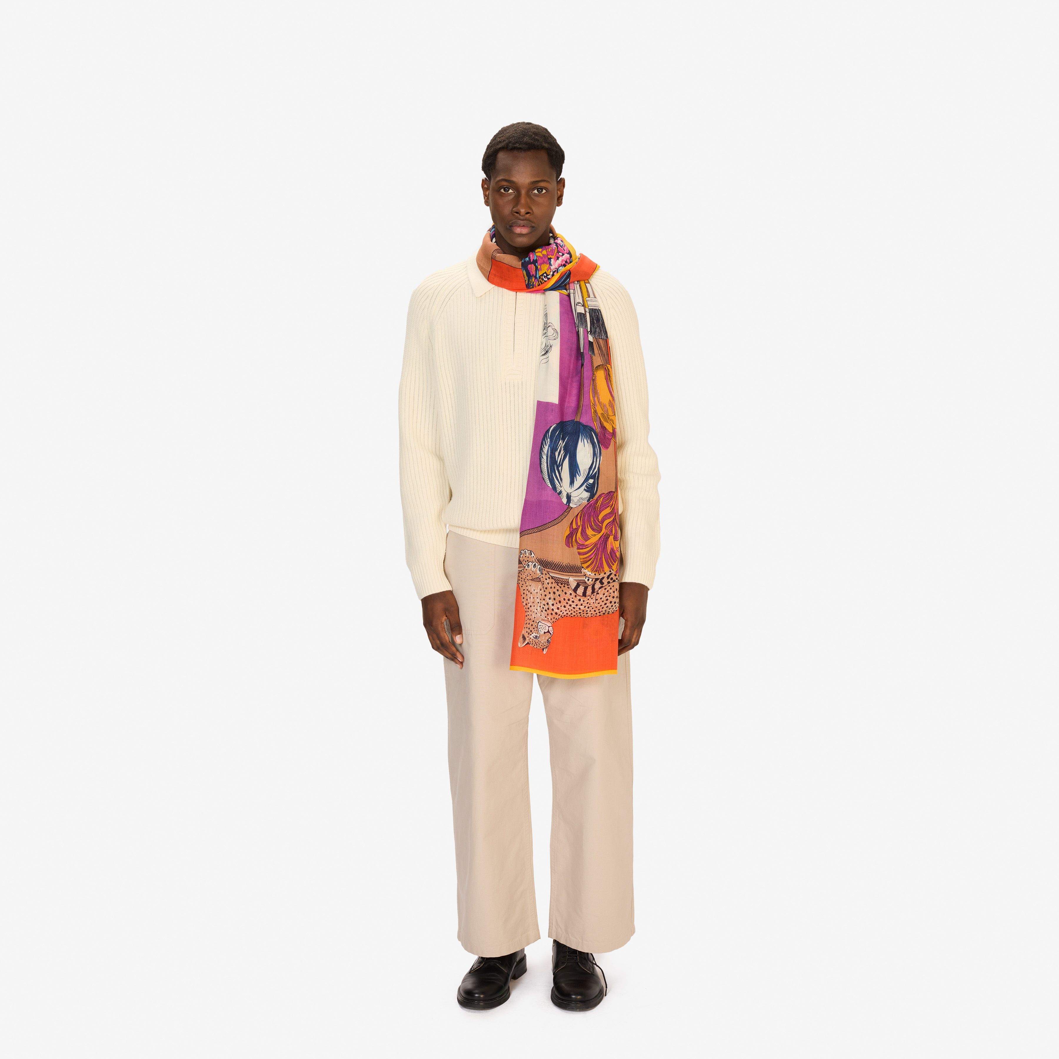 Scarf 100 - Atelier - Orange