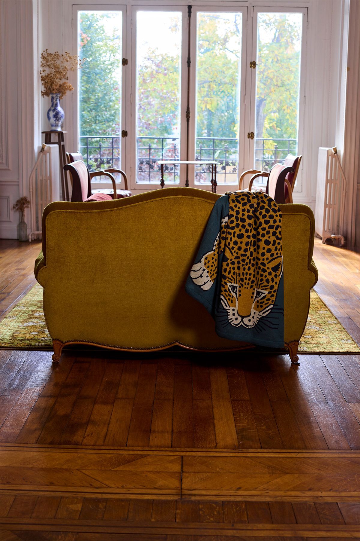 Blanket 130 - Leopard - Green