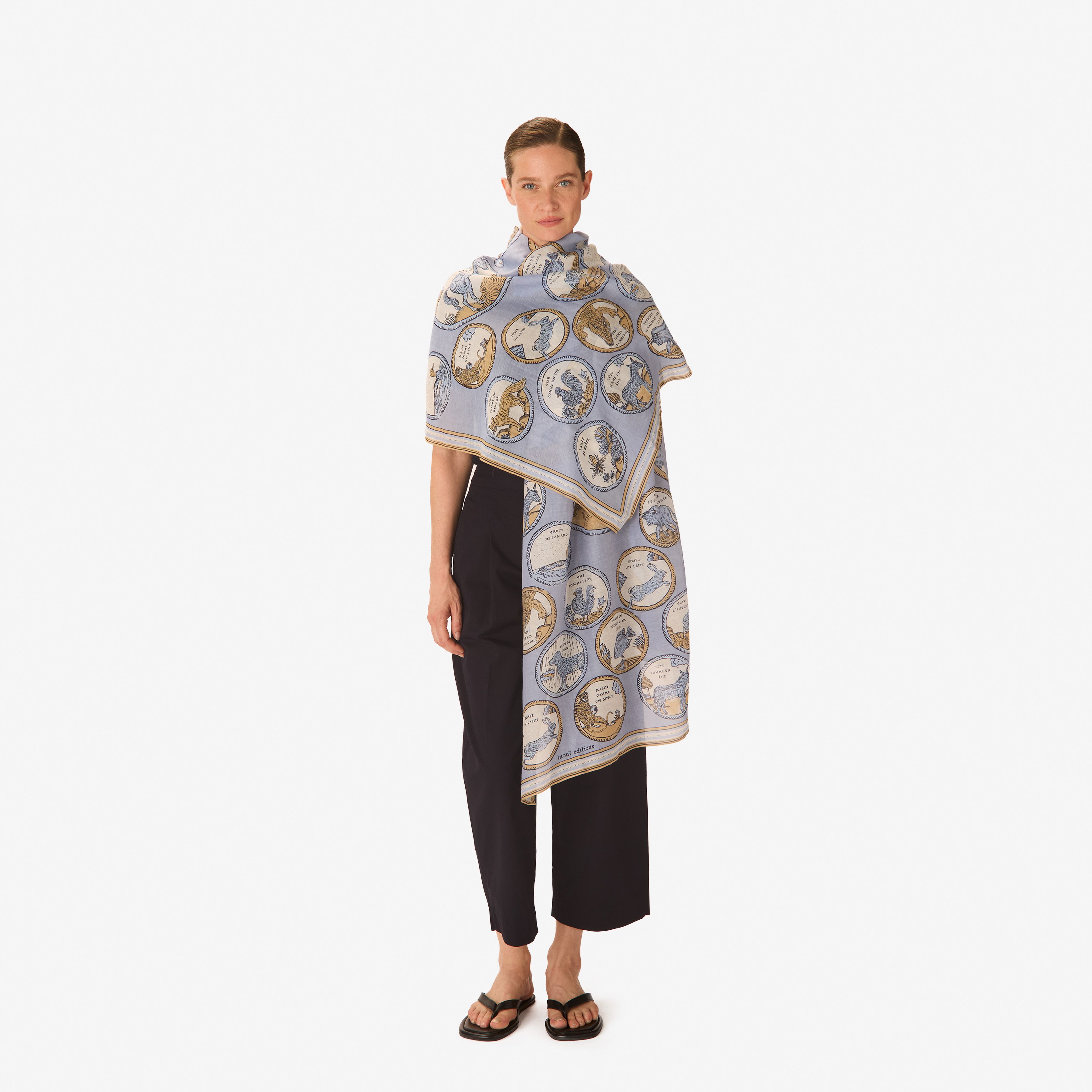 Scarf 100 - Chance Inoui - Blue
