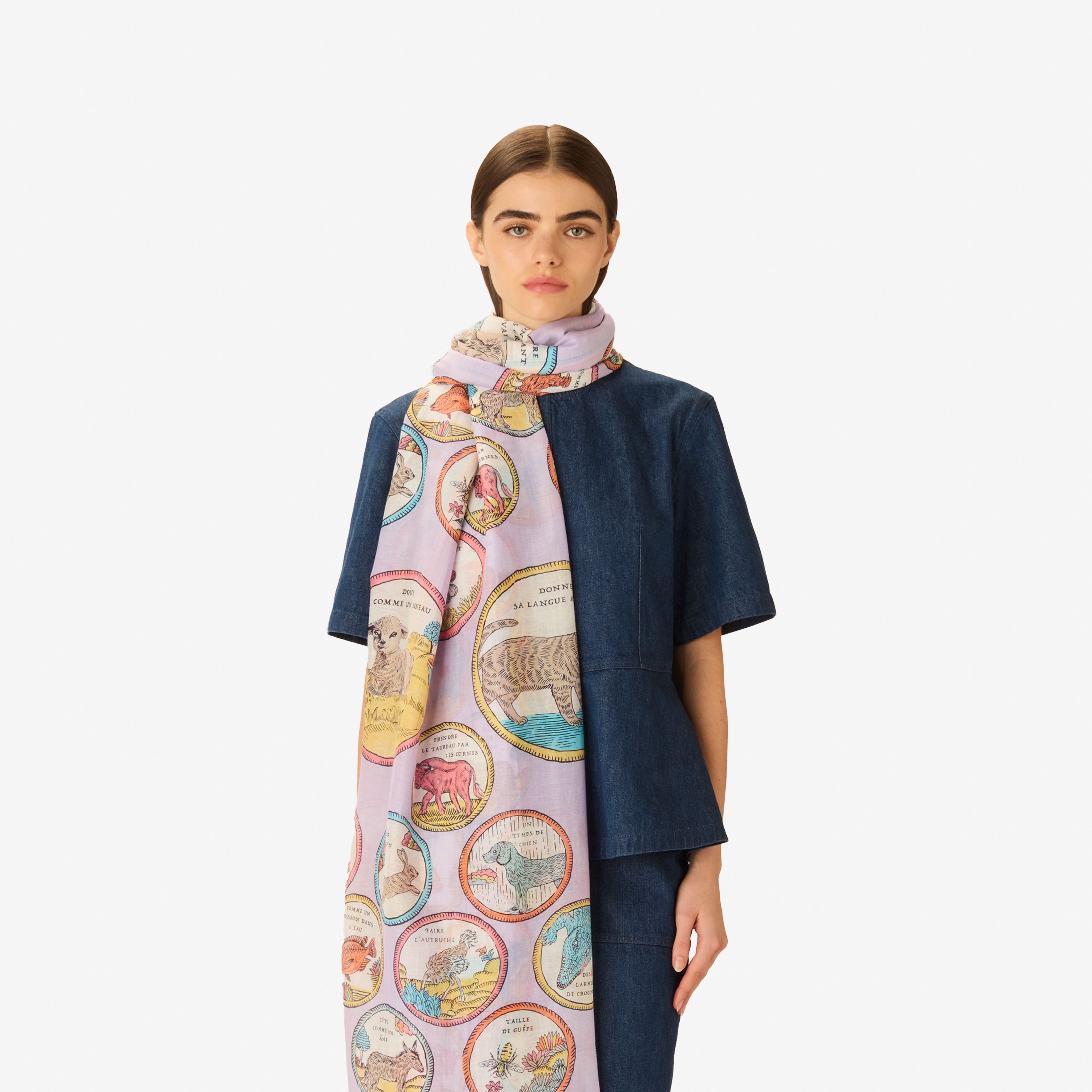 Scarf 100 - Chance Inoui - Lilac