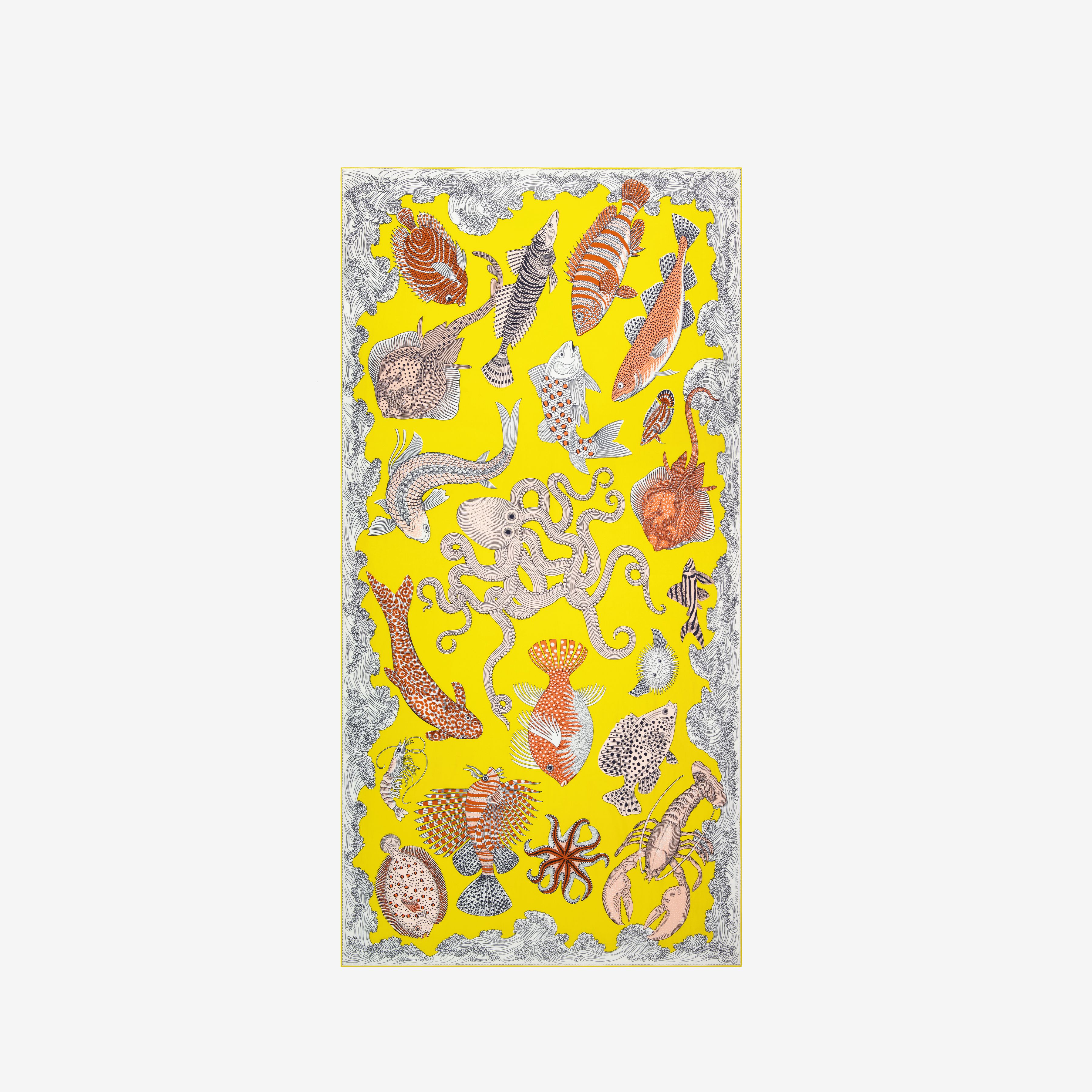 Scarf 100 - Poseidon - Yellow