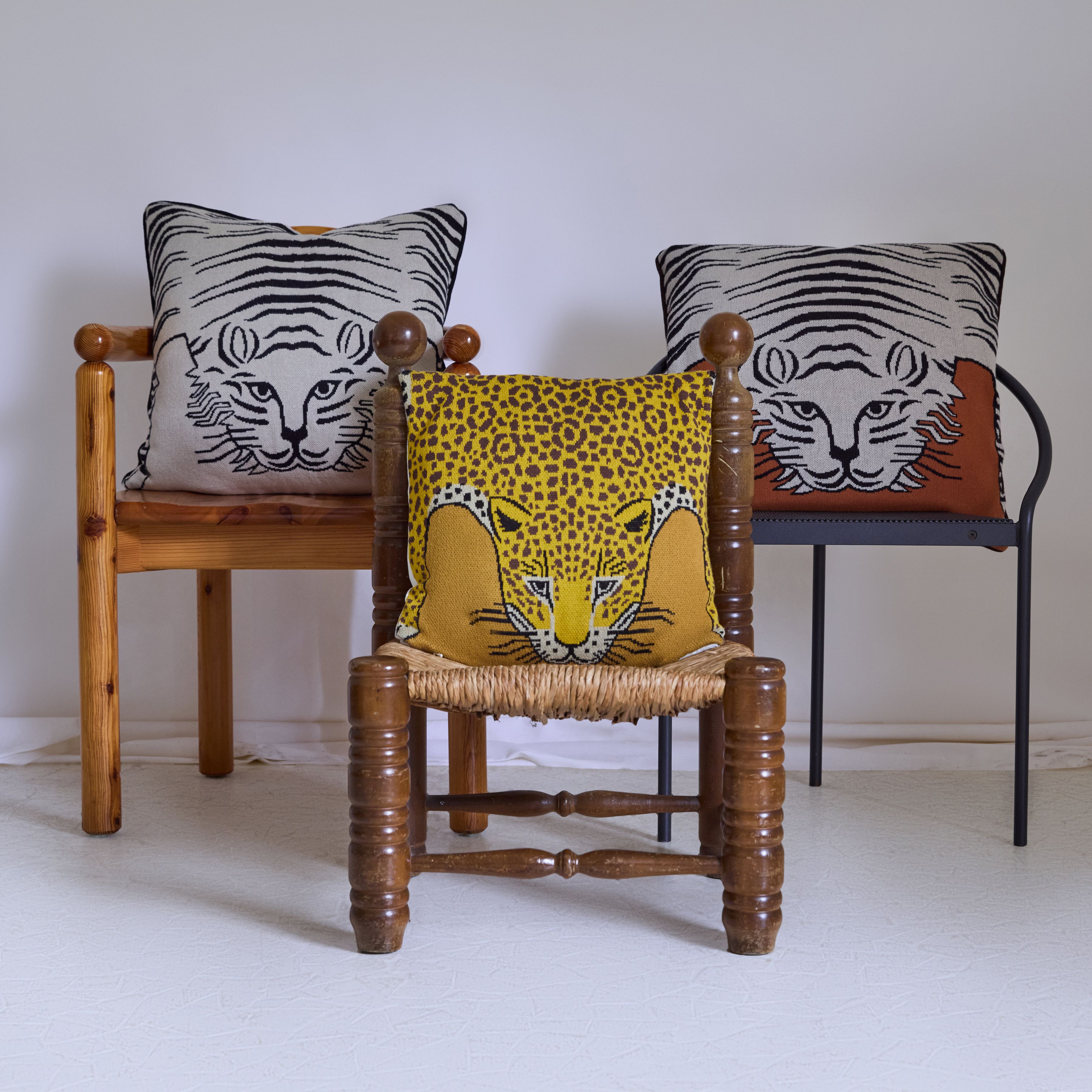 Cushion Cover 40 - Leopard - Saffron