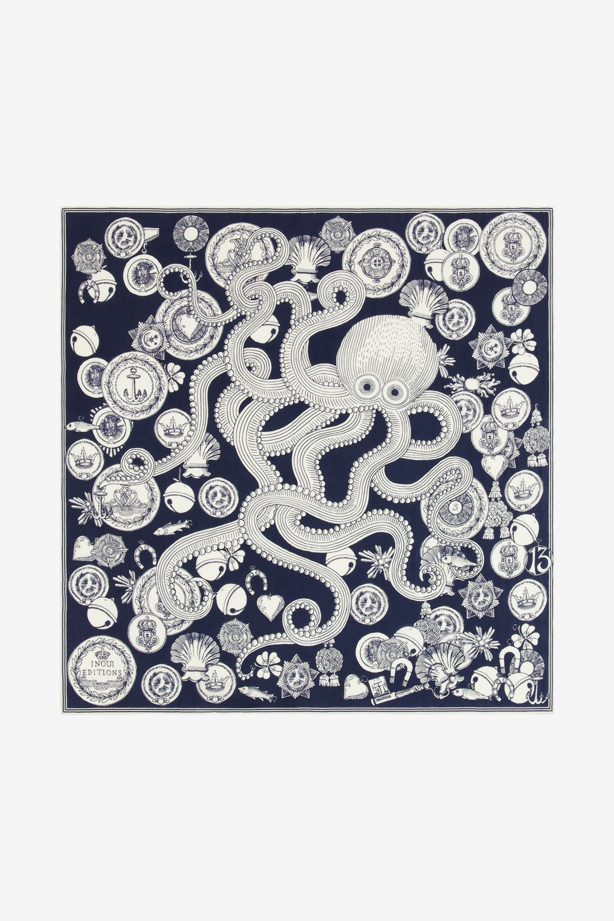 Square 65 - Octopus - Navy