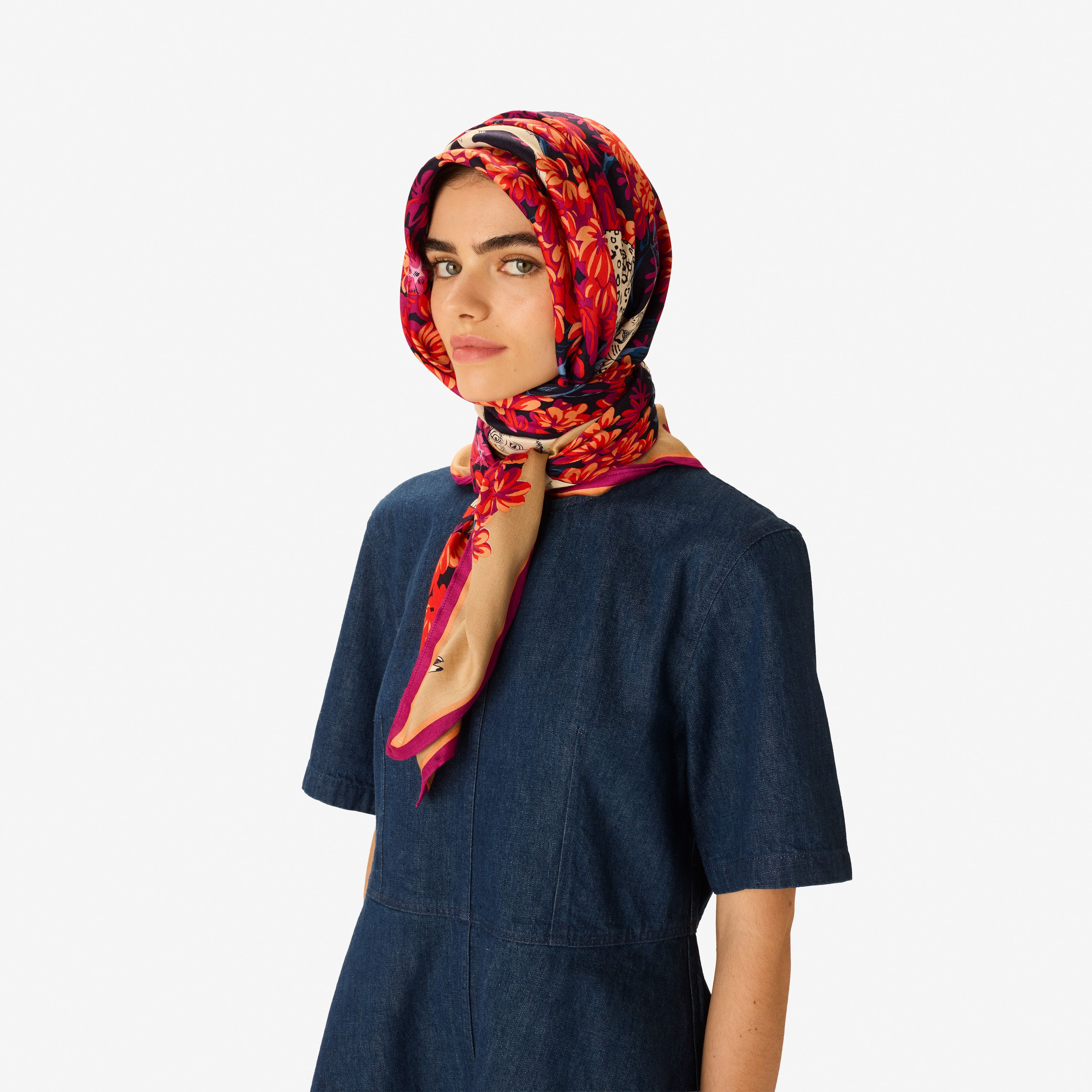 Square 130 - Bestiaire - Fuchsia