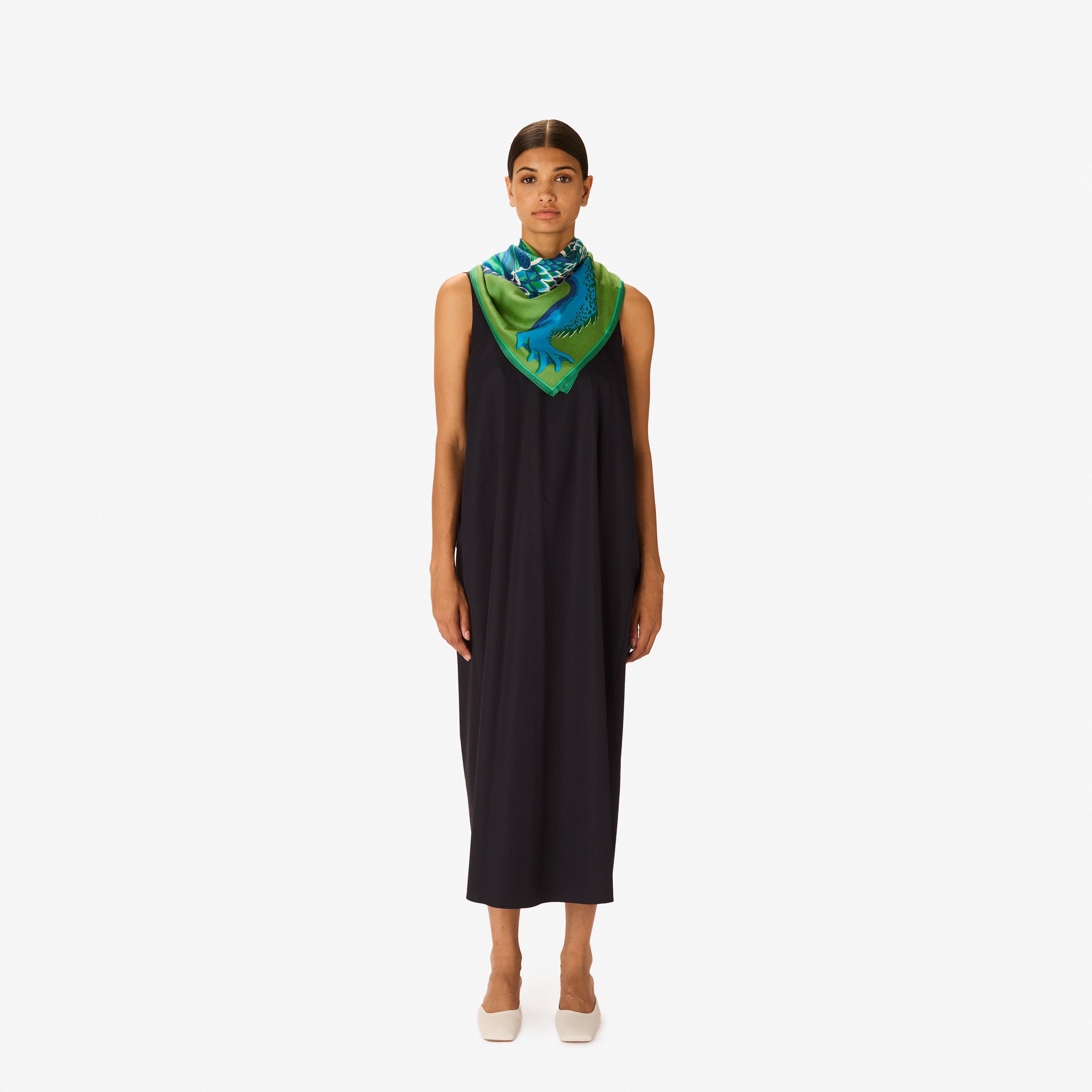 Square 100 - Croco - Green