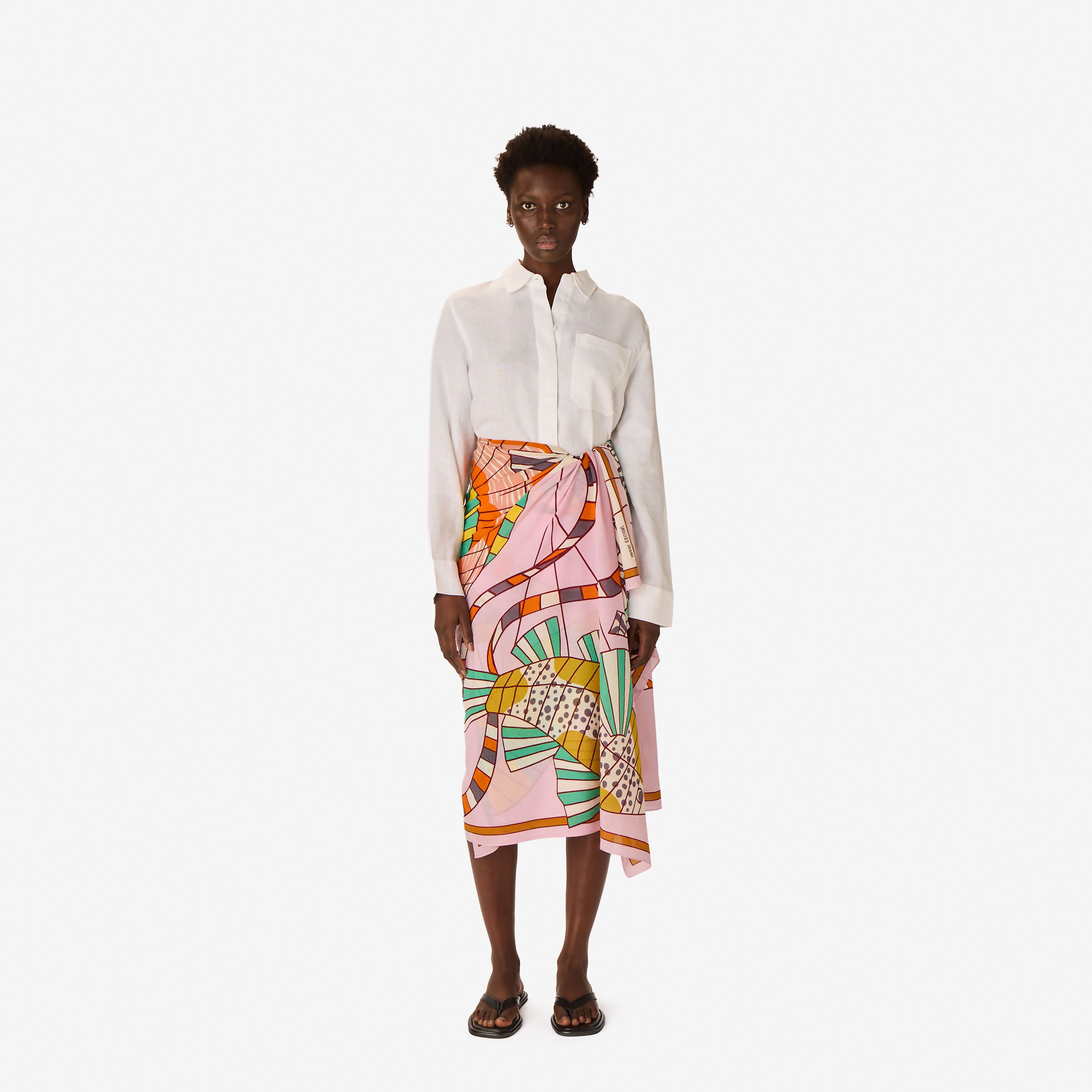 Scarf 100 - Cerfs Volants - Pink