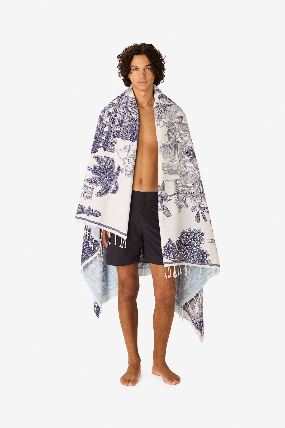 Fouta Towel 140 - Piranesi - Blue