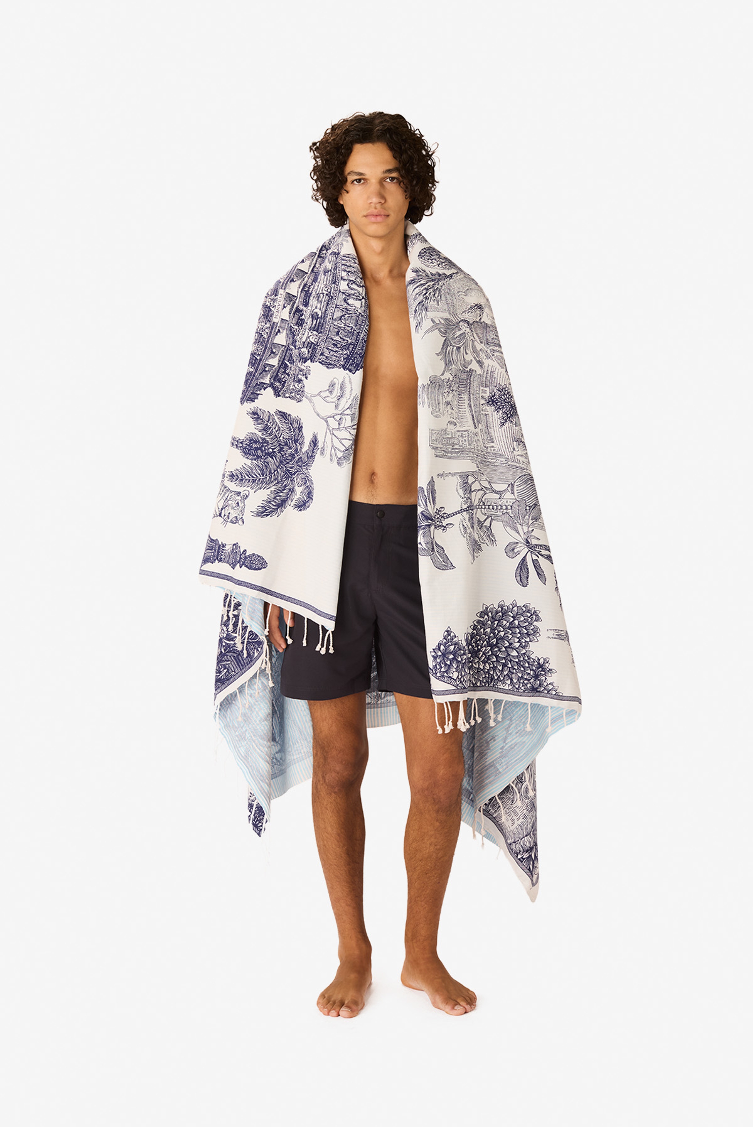 Fouta Towel 140 - Piranesi - Blue