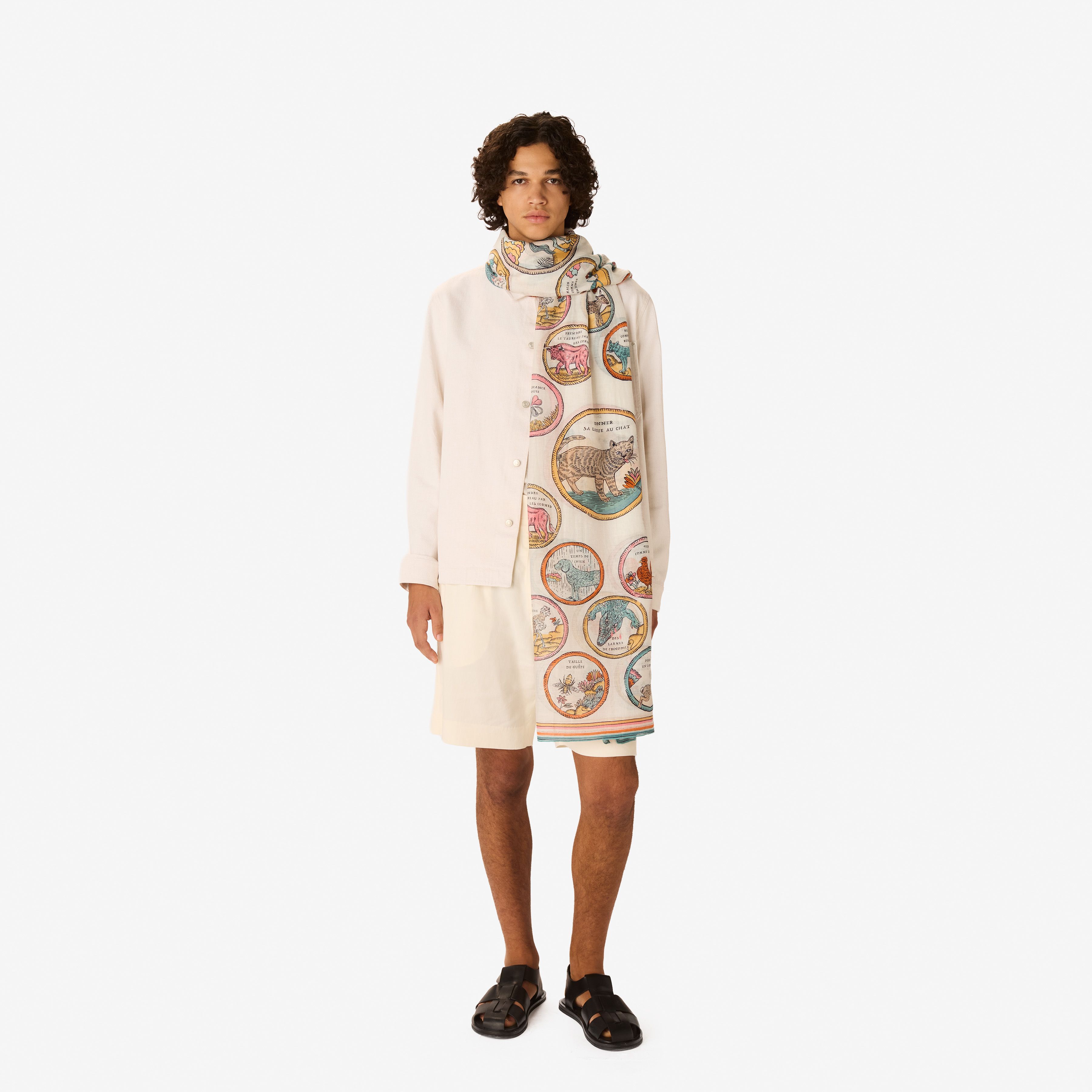 Scarf 100 - Chance Inoui - Off White