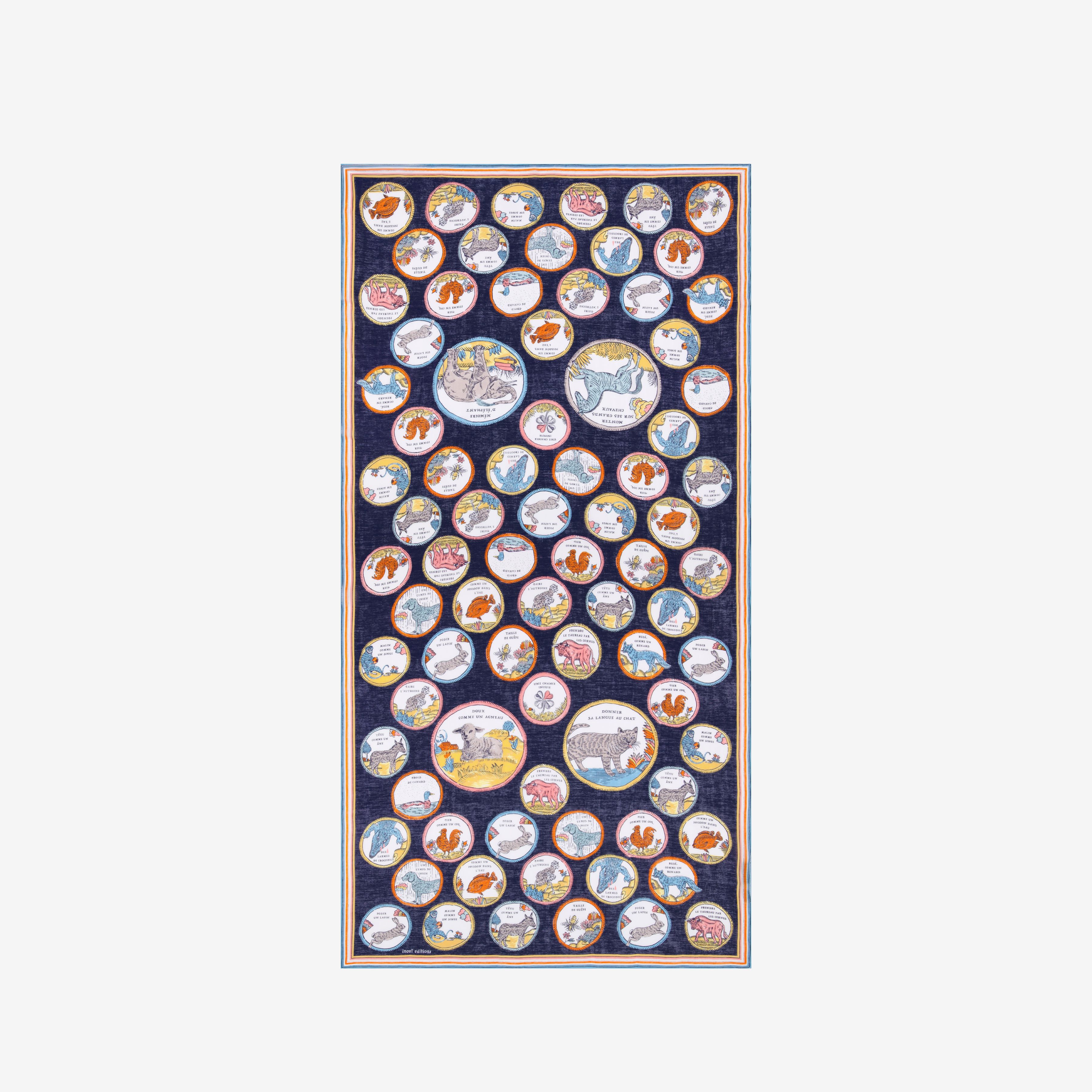 Scarf 100 - Chance Inoui - Navy