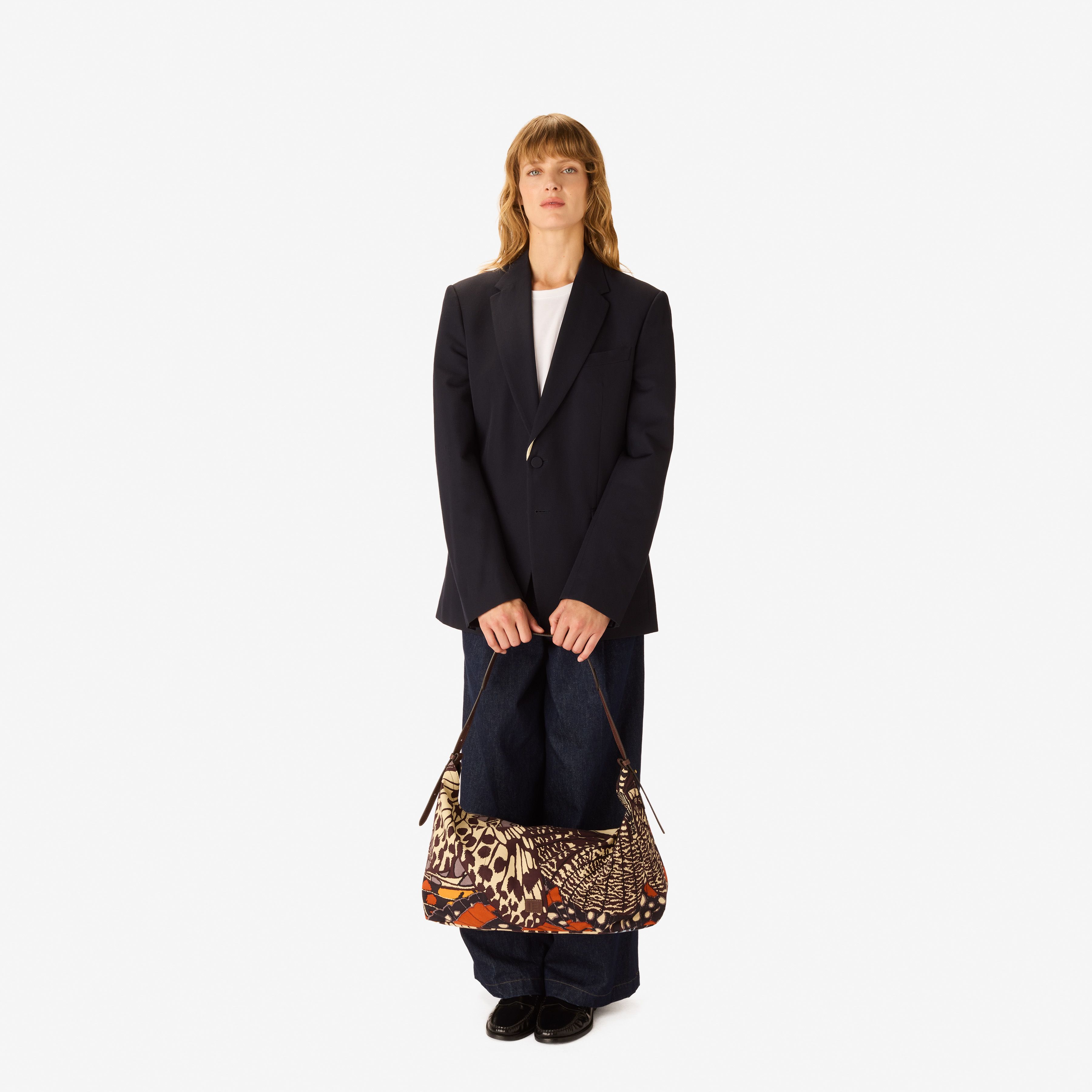 Maxi Campus Bag - Papillons - Natural