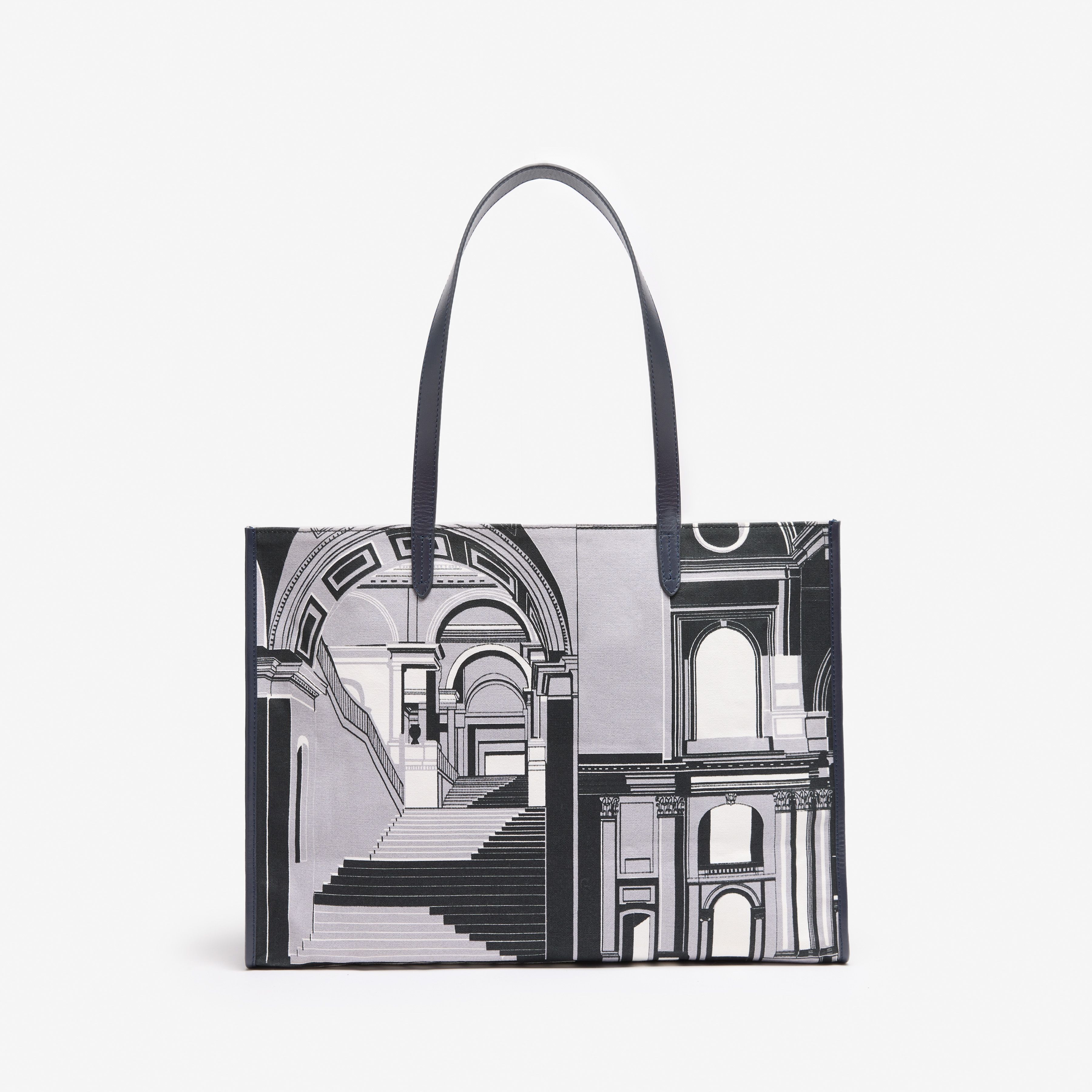 Shopping Bag - Architecture - Black