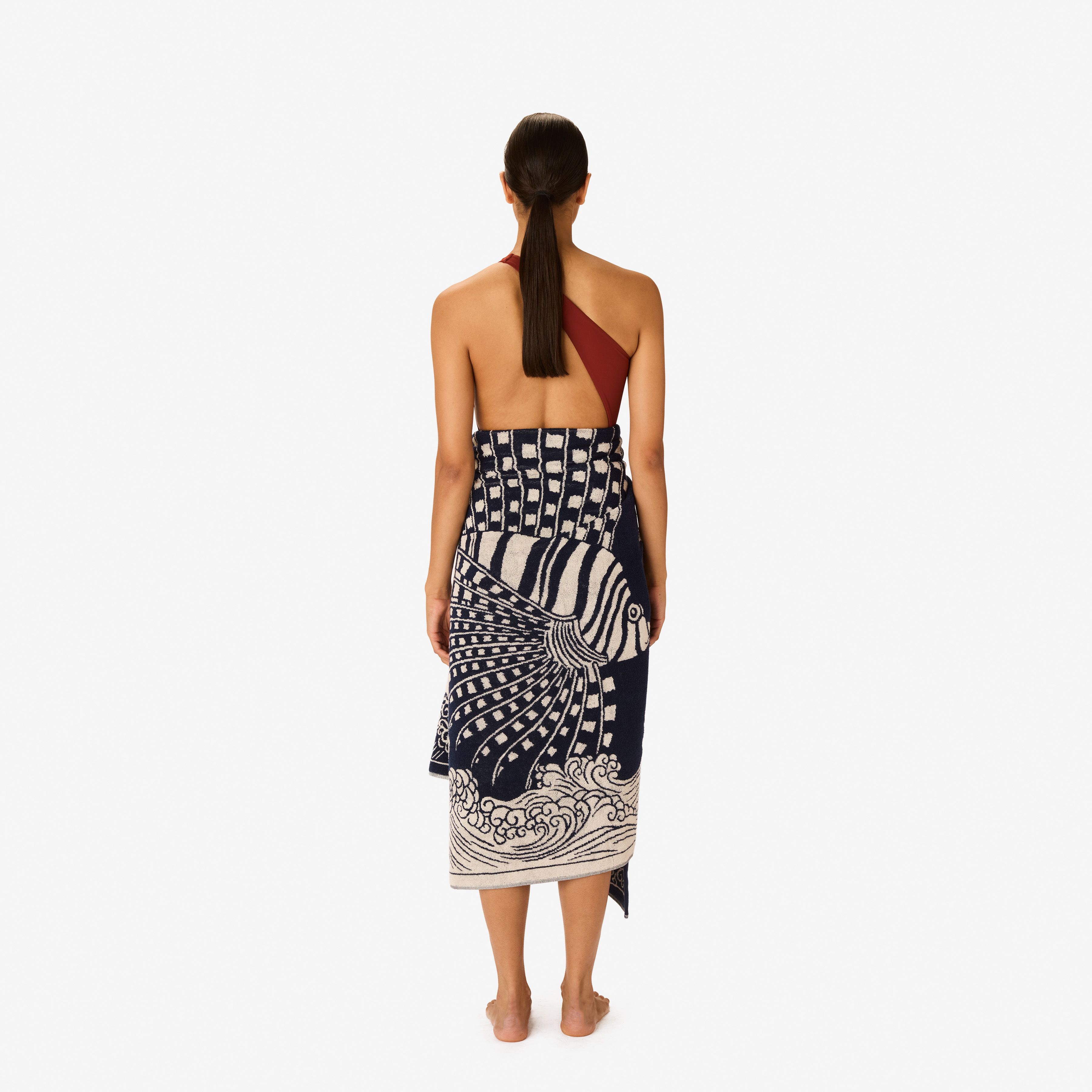 Beach Towel 100 - Poseidon - Navy