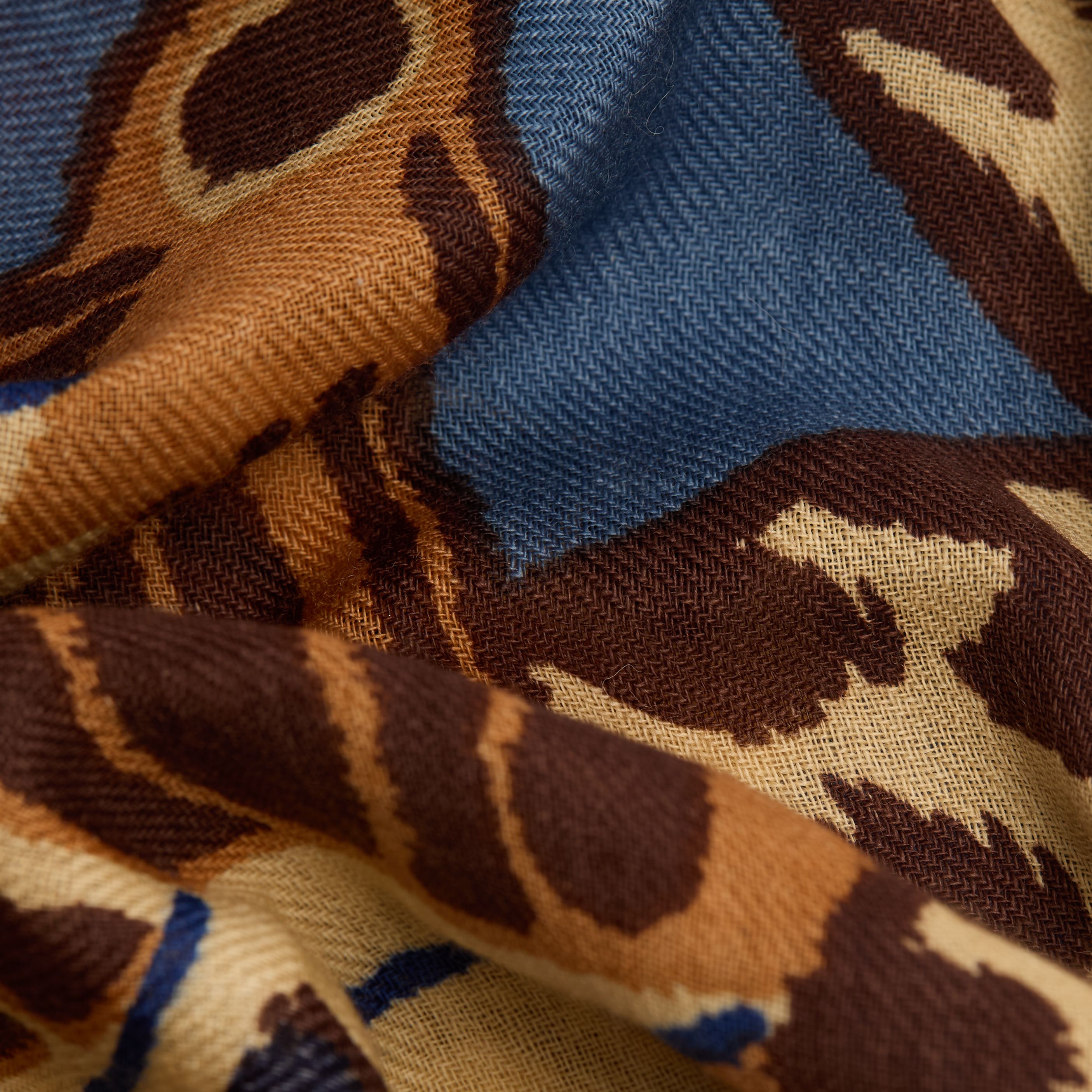 Square 130 - Papillons - Duck Blue